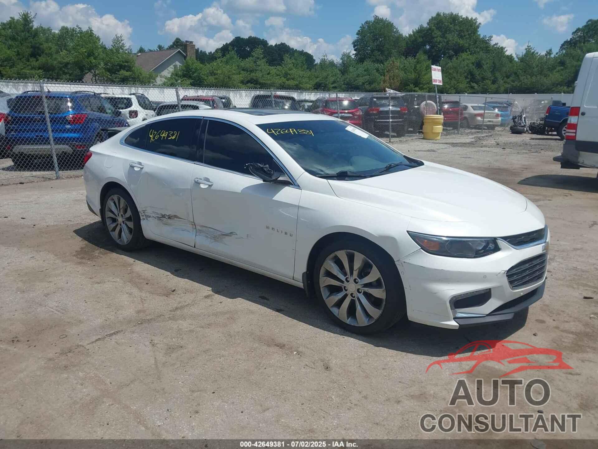 CHEVROLET MALIBU 2017 - 1G1ZH5SX2HF146859