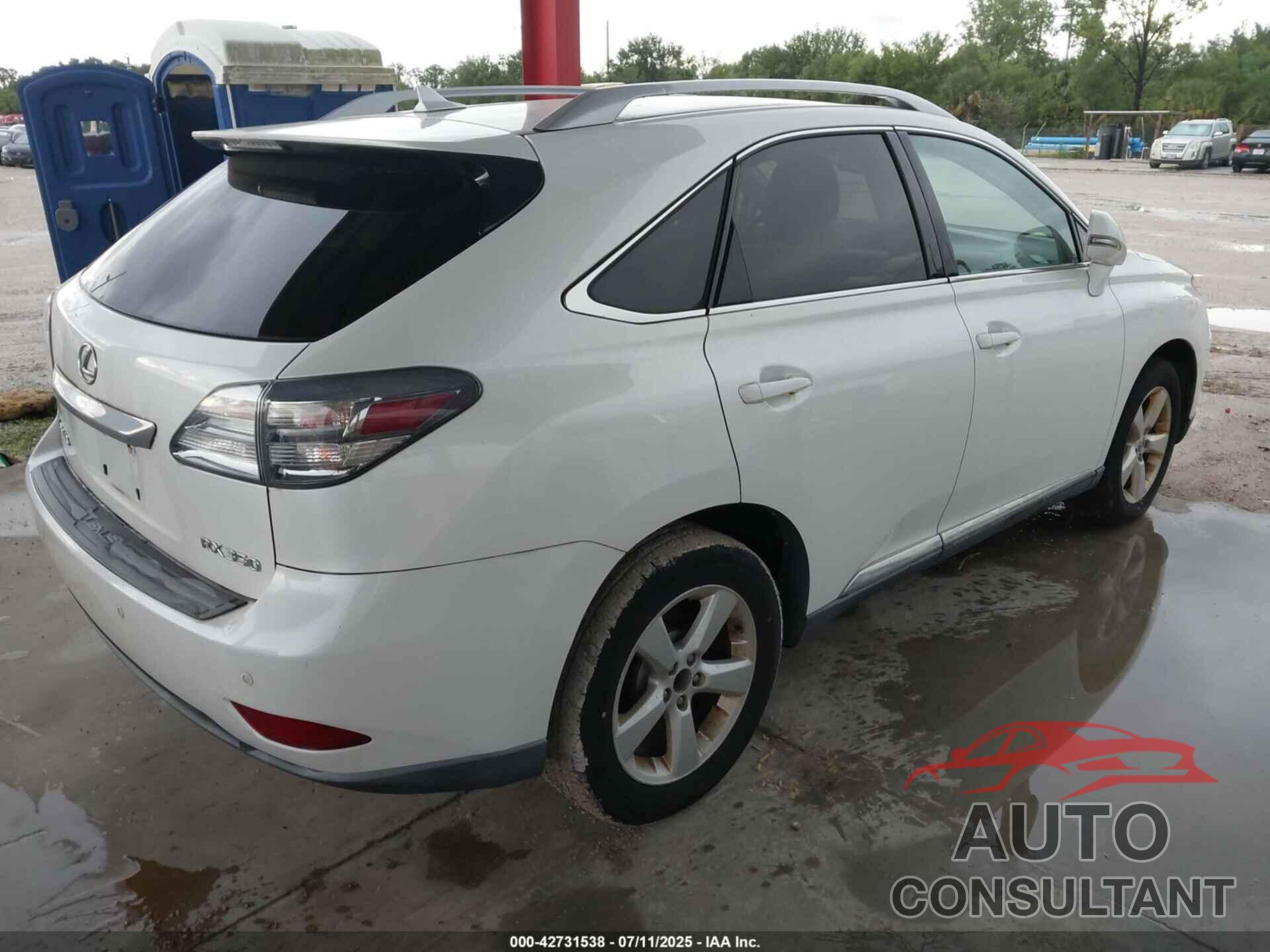 LEXUS RX 350 2010 - 2T2BK1BA5AC009195