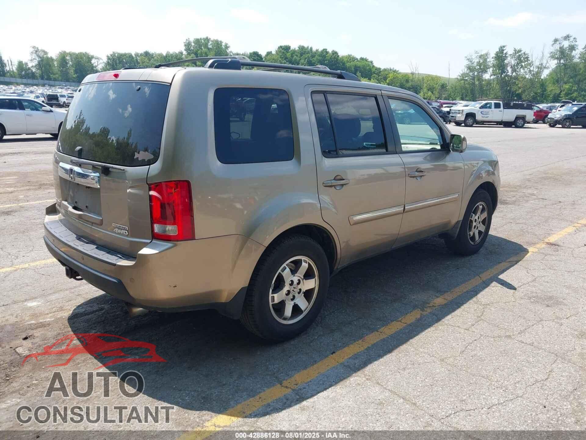 HONDA PILOT 2010 - 5FNYF4H91AB009014