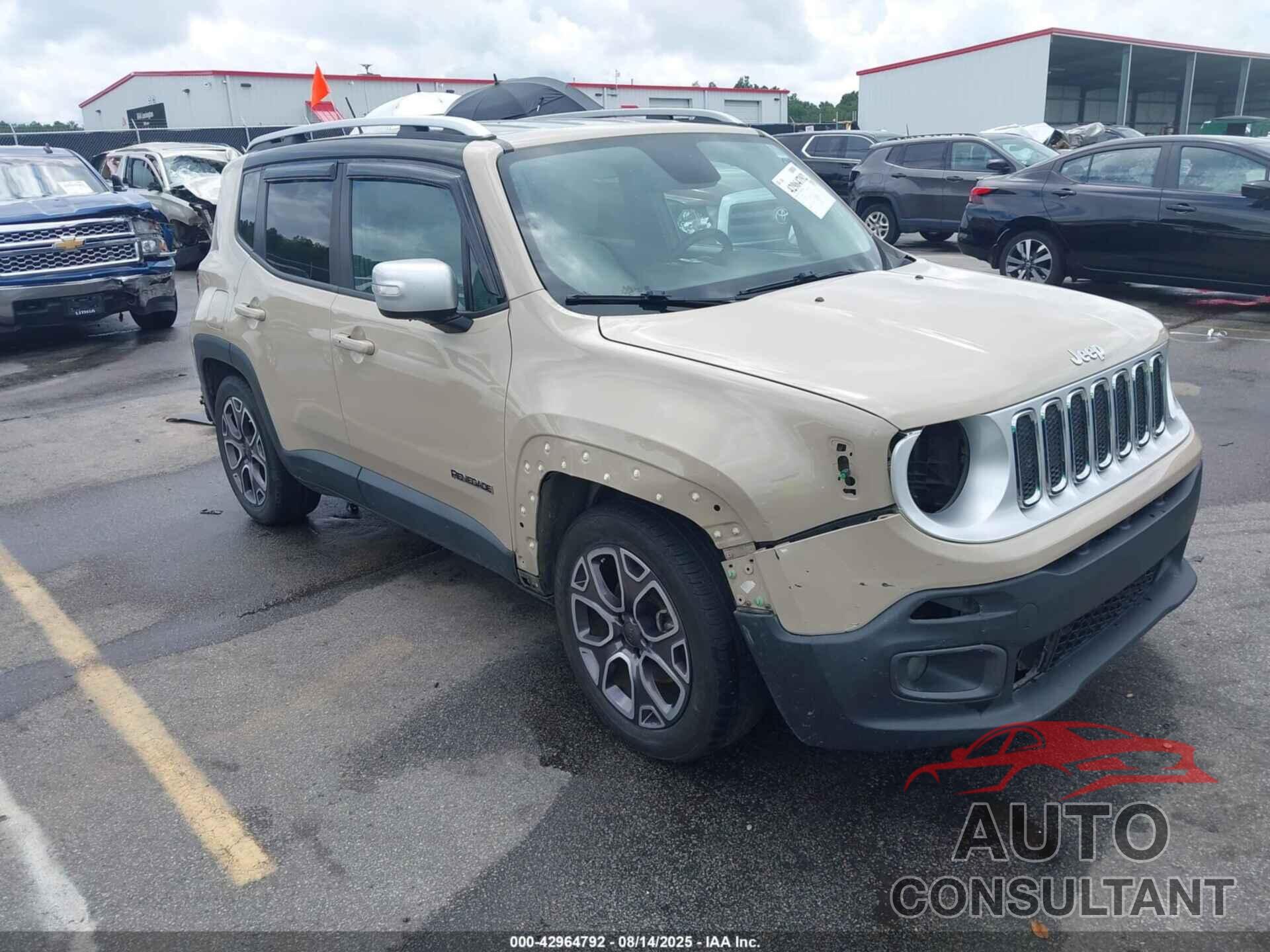 JEEP RENEGADE 2016 - ZACCJADT7GPD79457