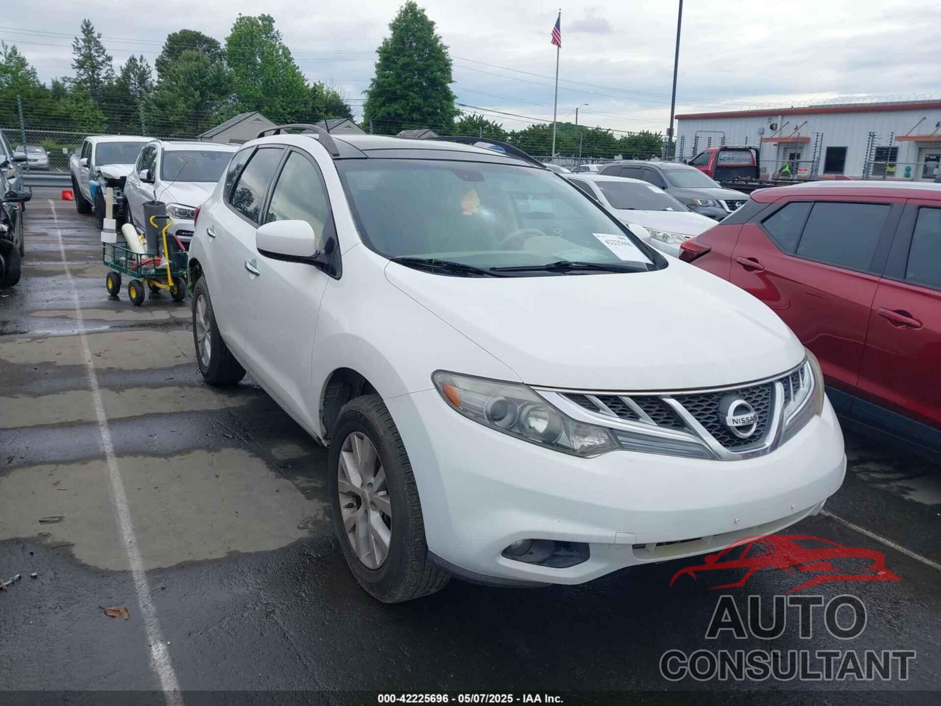 NISSAN MURANO 2012 - JN8AZ1MU9CW108376