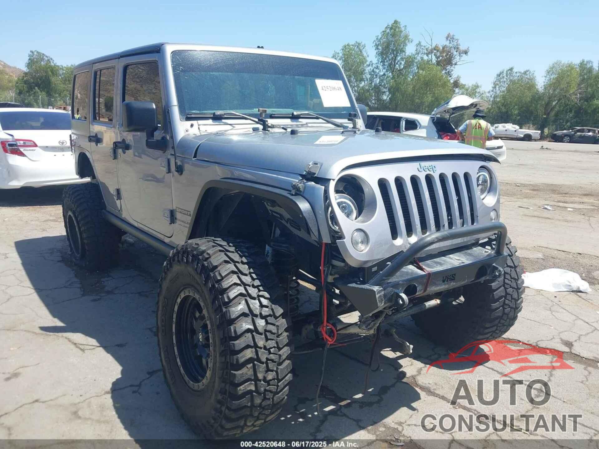JEEP WRANGLER JK UNLIMITED 2018 - 1C4BJWDG4JL807265