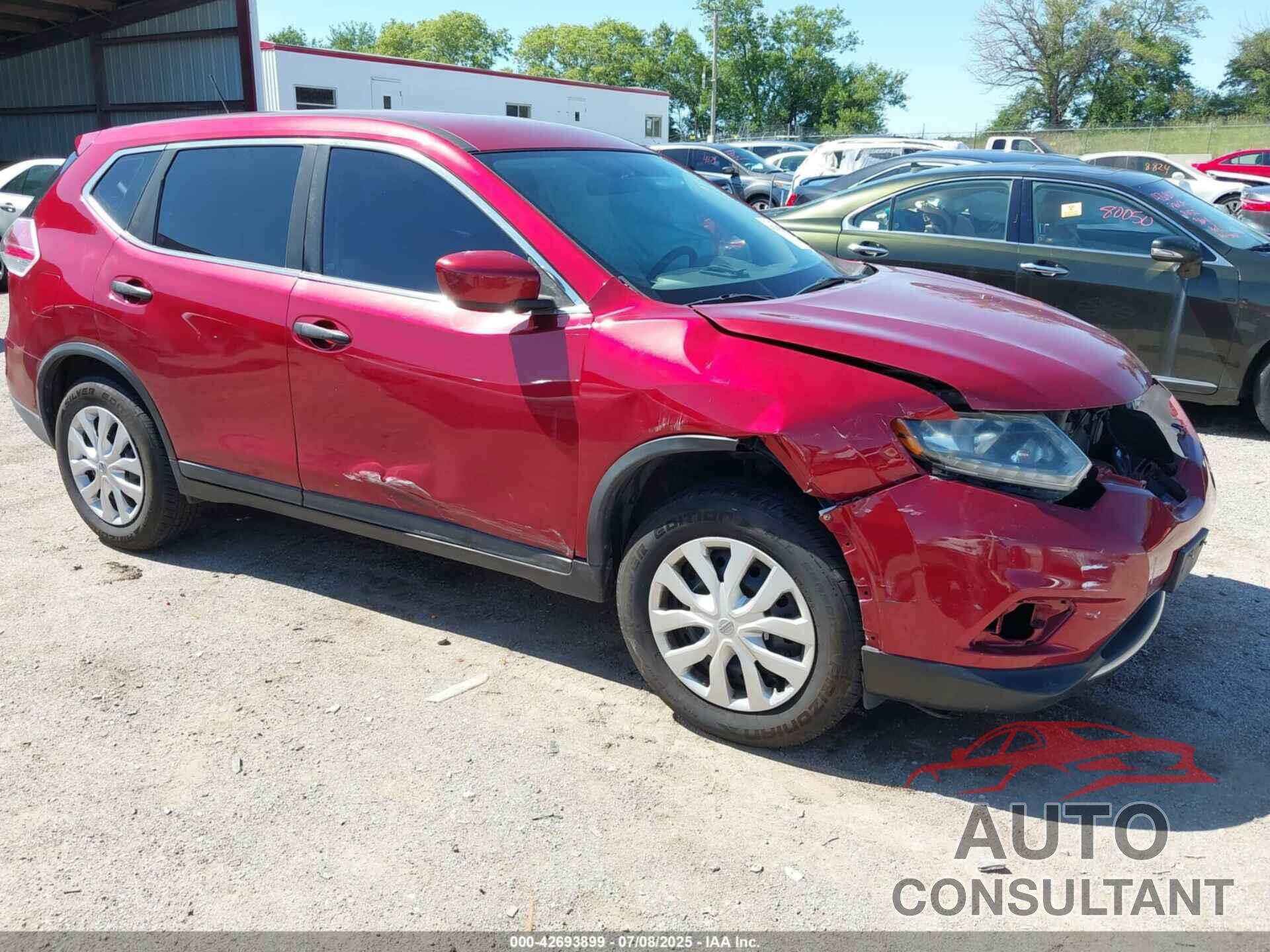 NISSAN ROGUE 2016 - KNMAT2MV3GP679180