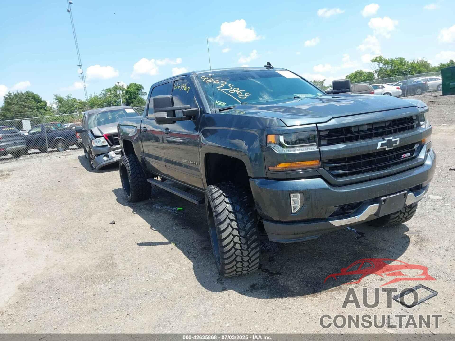 CHEVROLET SILVERADO 1500 2017 - 3GCUKREC1HG215526