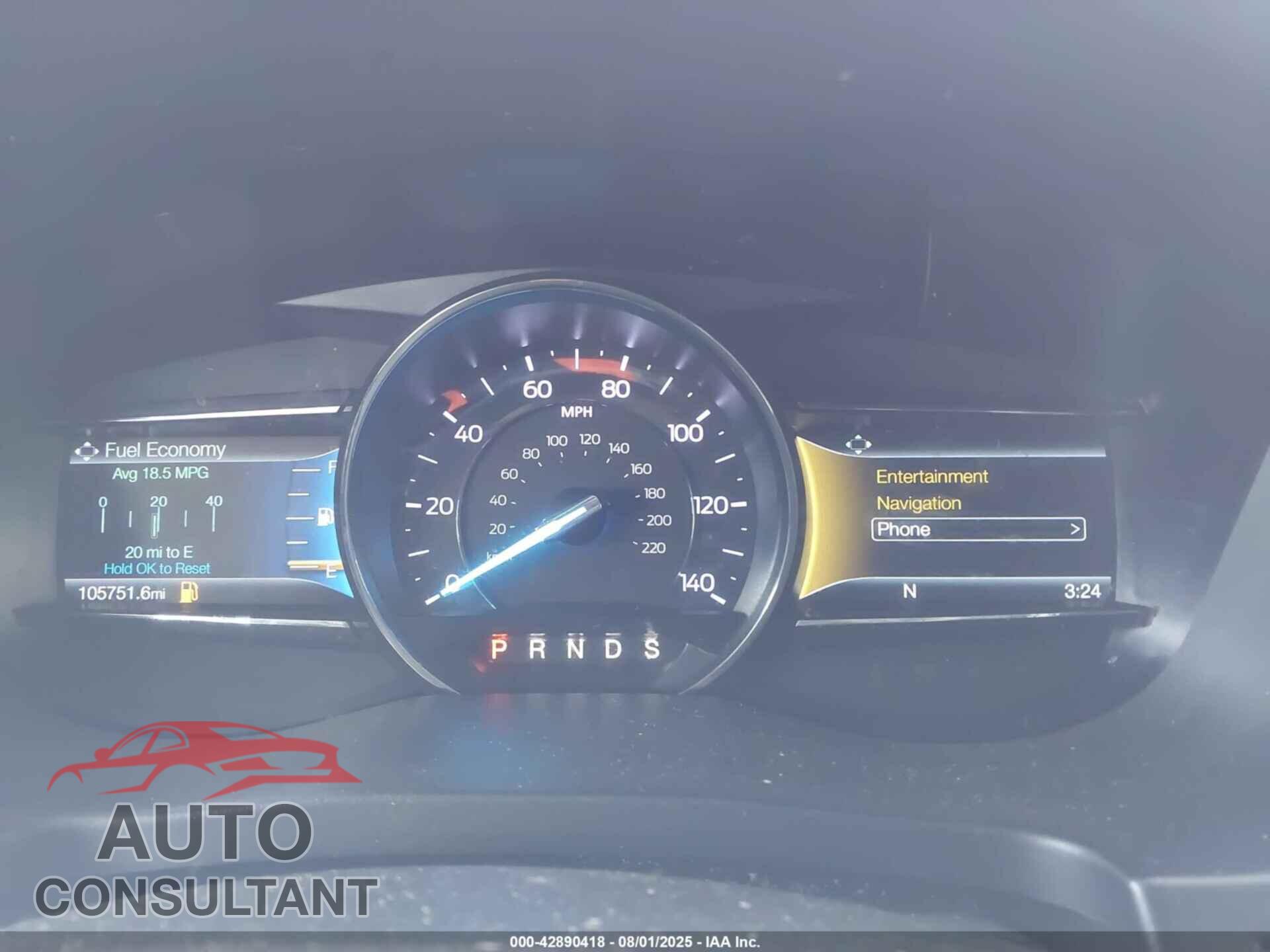 FORD EXPLORER 2018 - 1FM5K7D85JGB97177