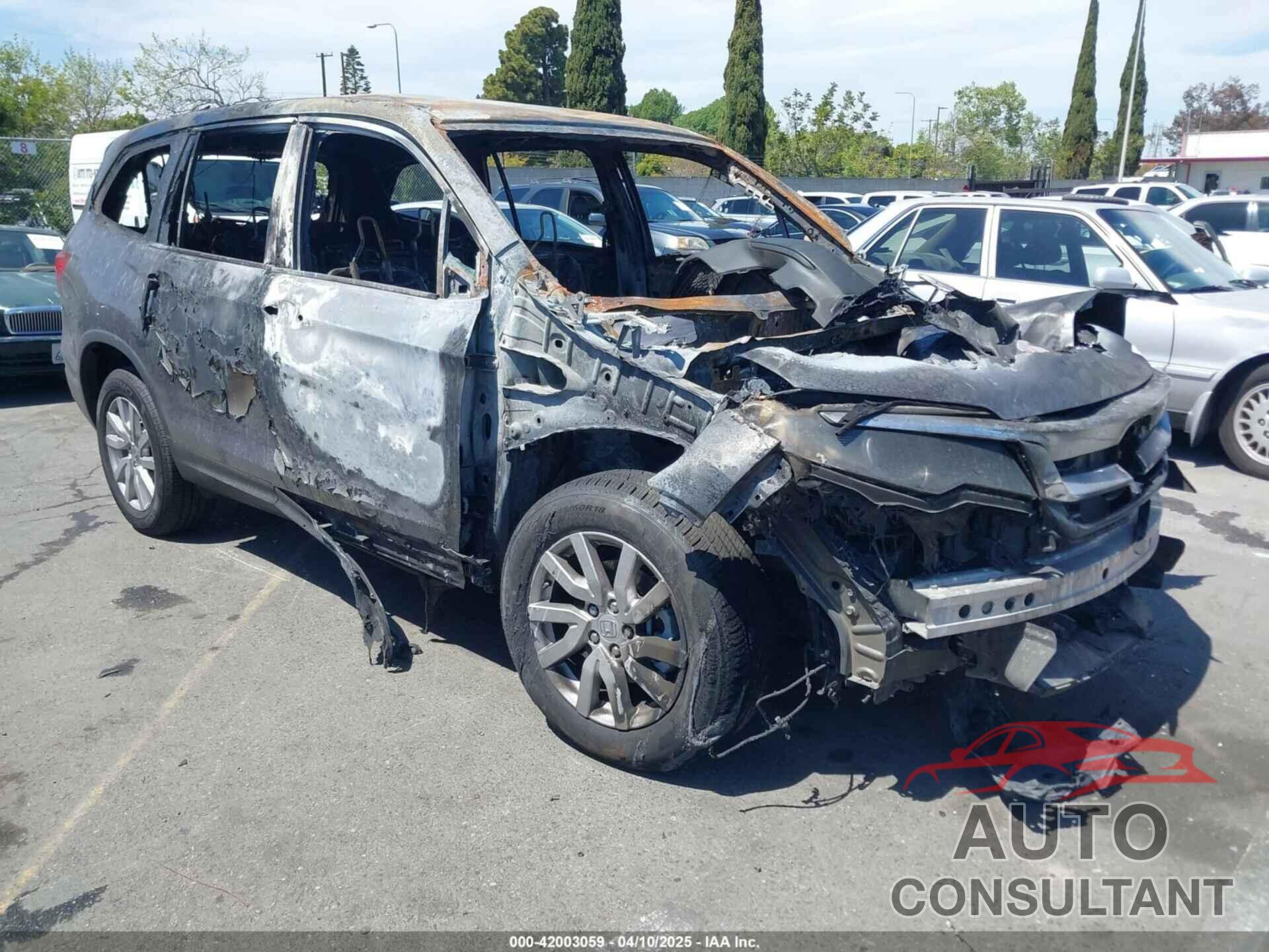 HONDA PILOT 2019 - 5FNYF5H18KB016902
