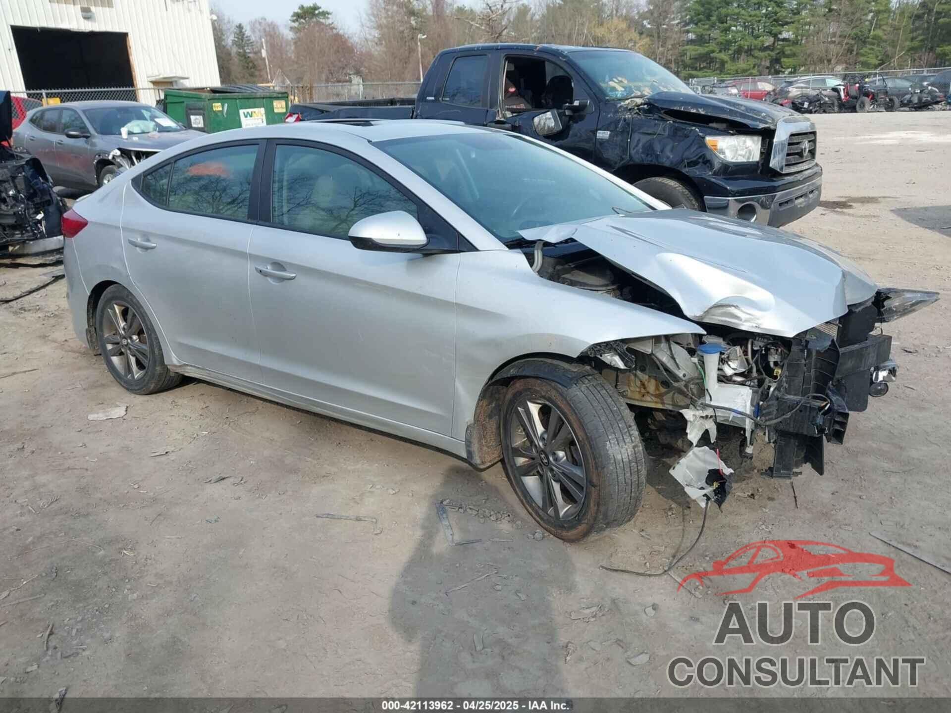 HYUNDAI ELANTRA 2018 - 5NPD84LF4JH269723