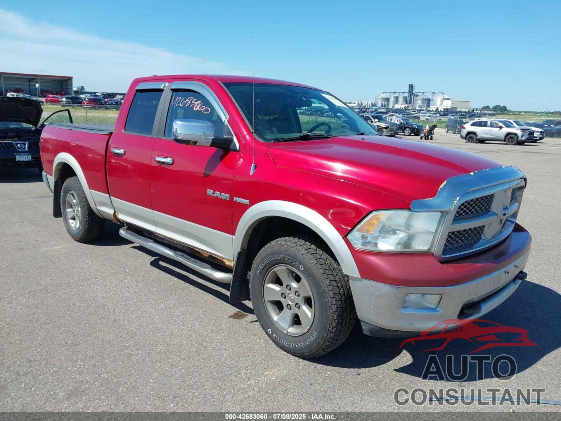 DODGE RAM 1500 2009 - 1D3HV18T79S812929