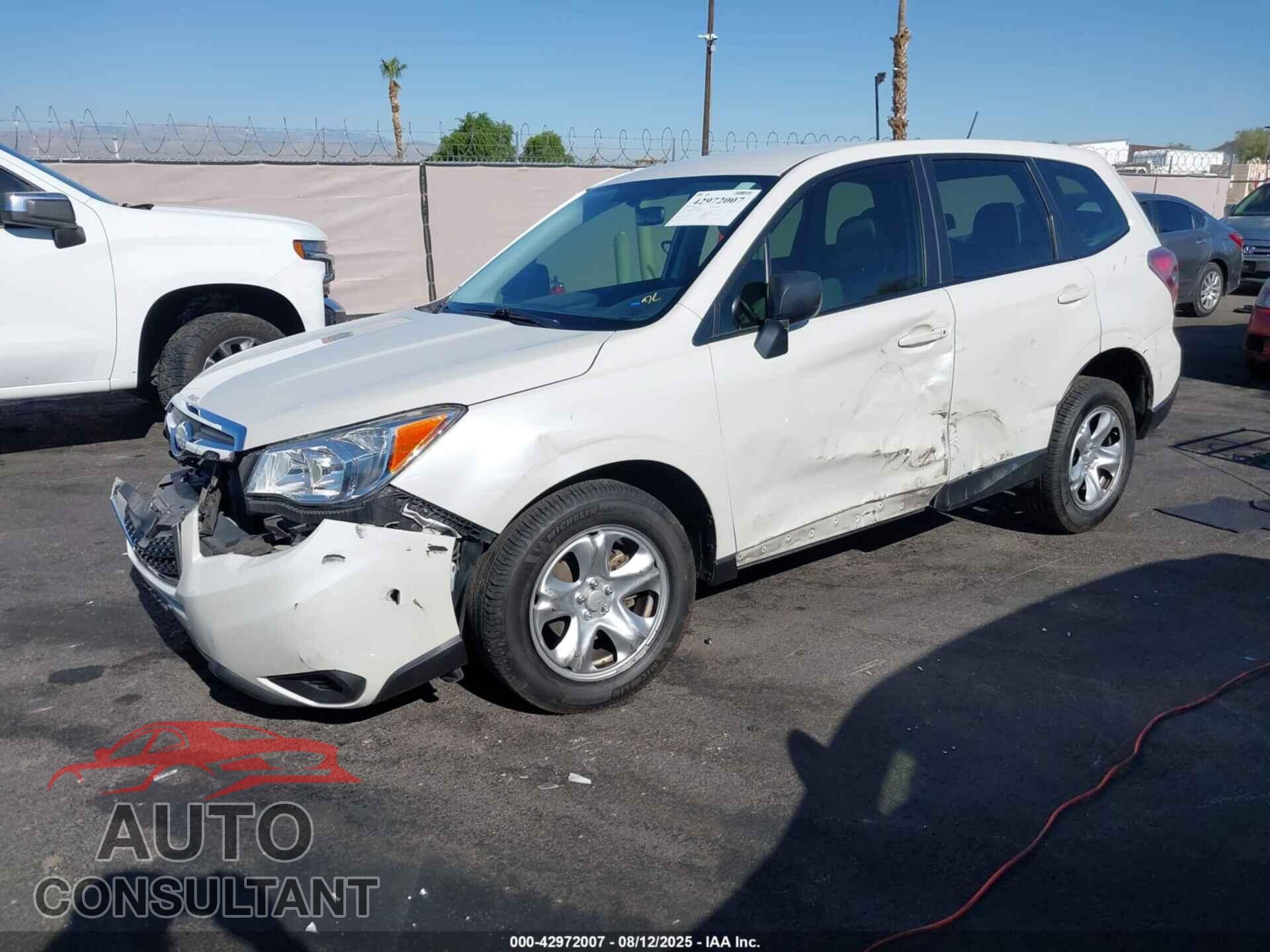 SUBARU FORESTER 2015 - JF2SJAAC3FH831704