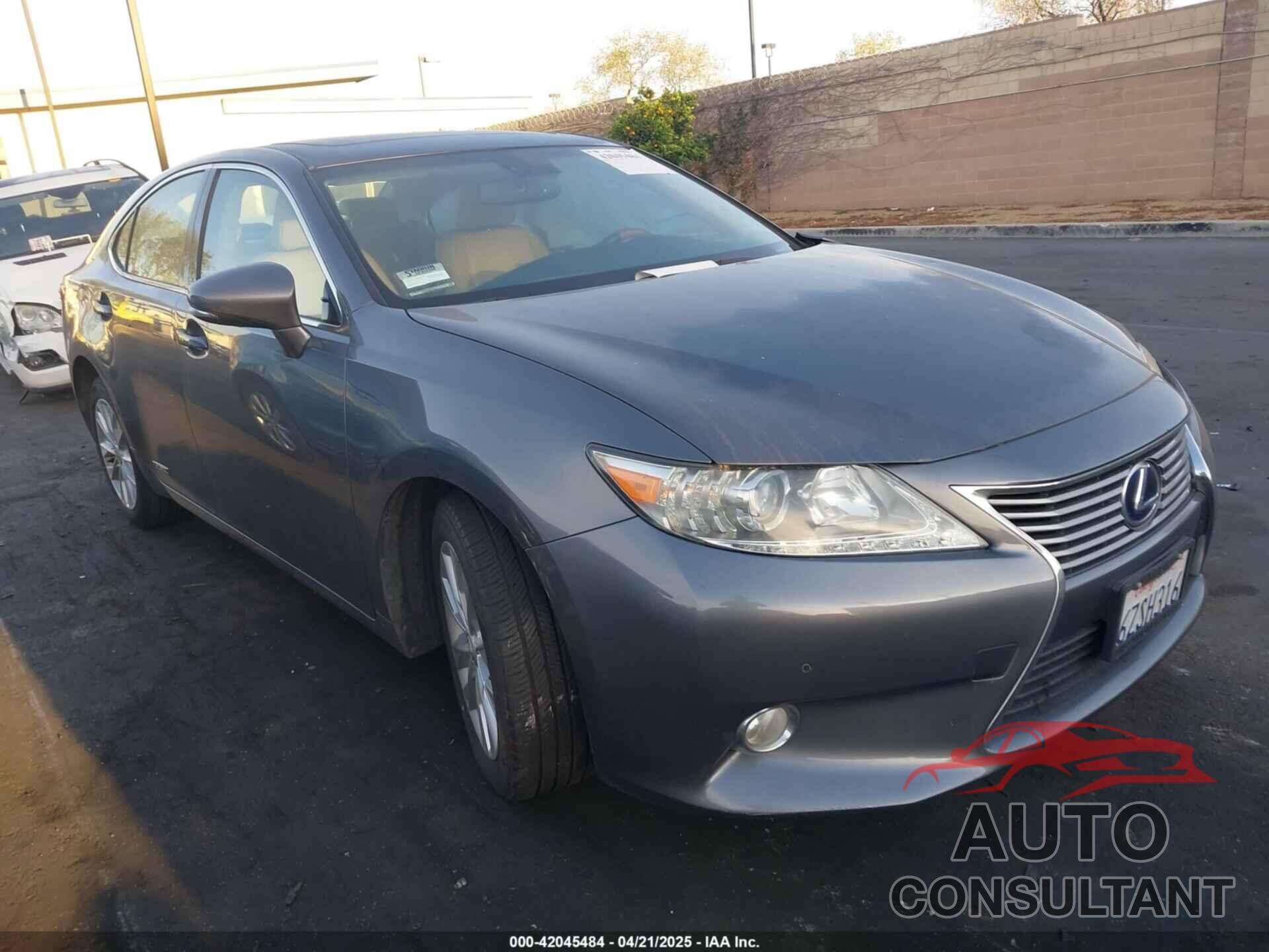 LEXUS ES 300H 2013 - JTHBW1GG3D2015178