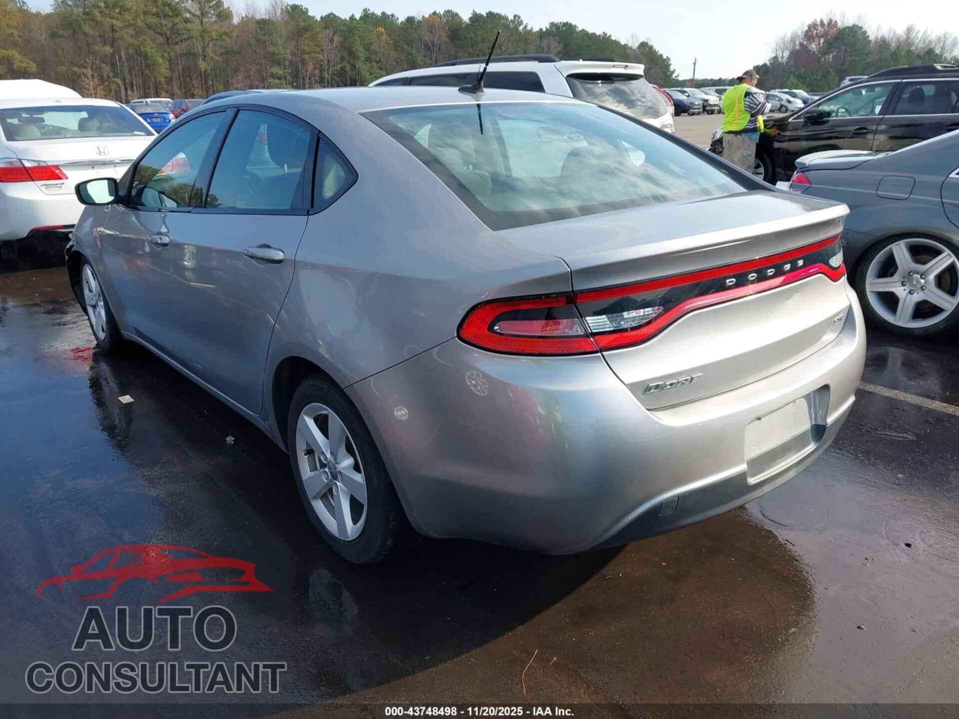 DODGE DART 2015 - 1C3CDFBB5FD431684