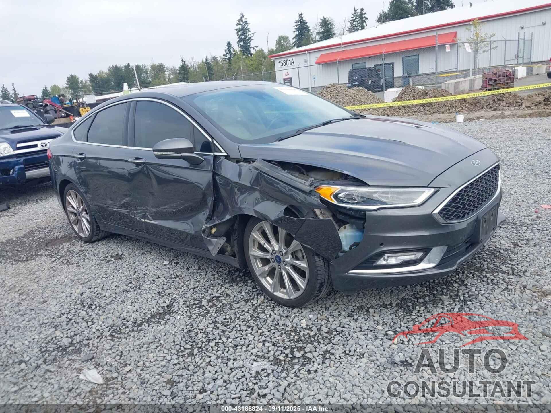 FORD FUSION 2017 - 3FA6P0K98HR171386