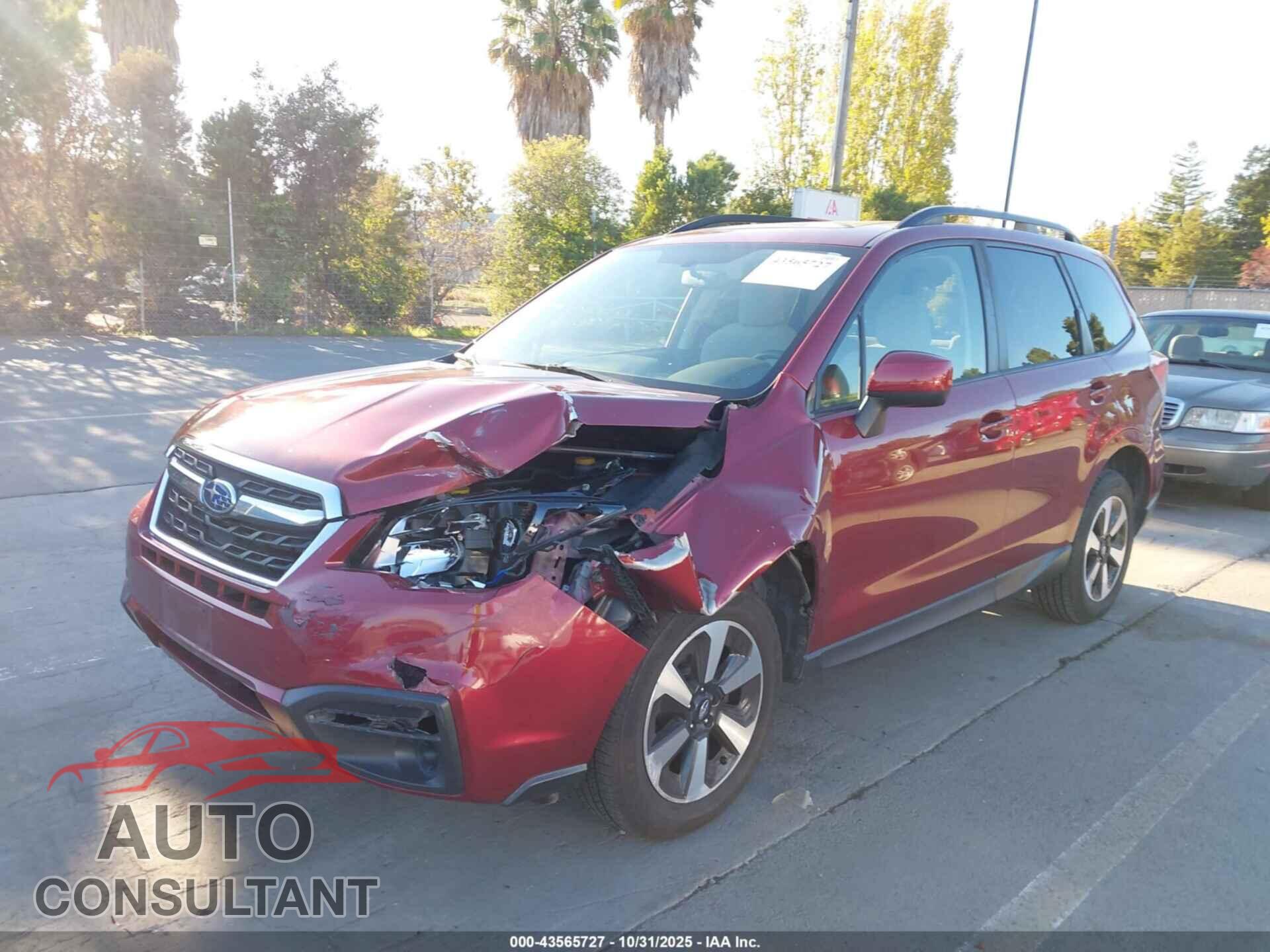 SUBARU FORESTER 2017 - JF2SJAEC5HH577765