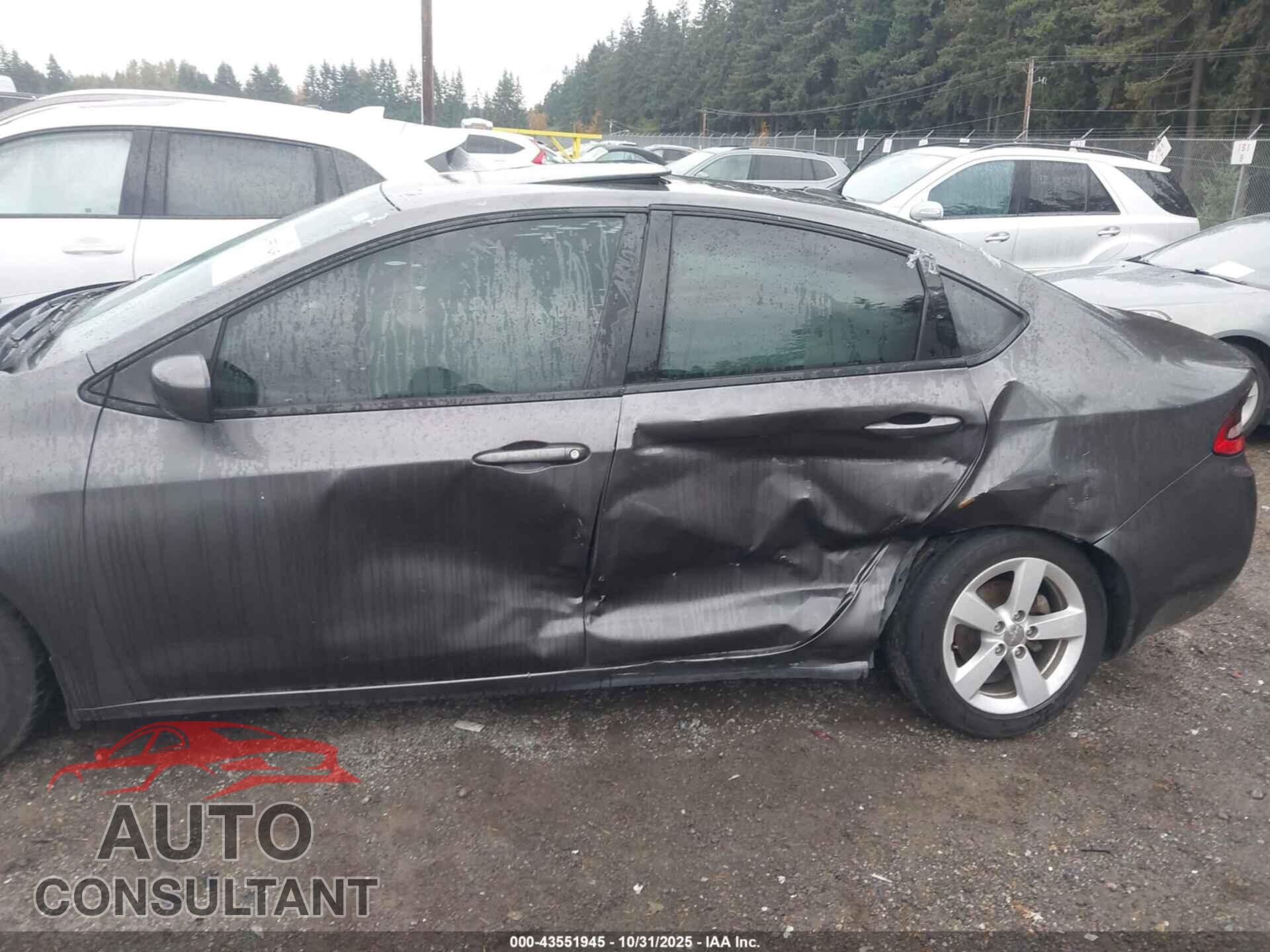 DODGE DART 2015 - 1C3CDFBB4FD406808
