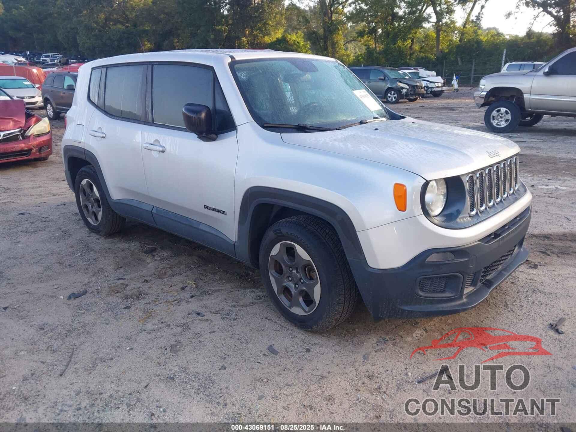 JEEP RENEGADE 2016 - ZACCJAAT3GPD12360