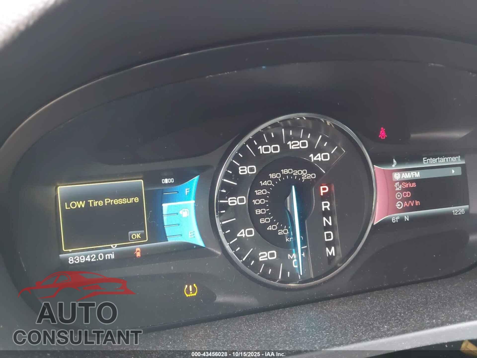 FORD EDGE 2011 - 2FMDK4KC0BBA52512