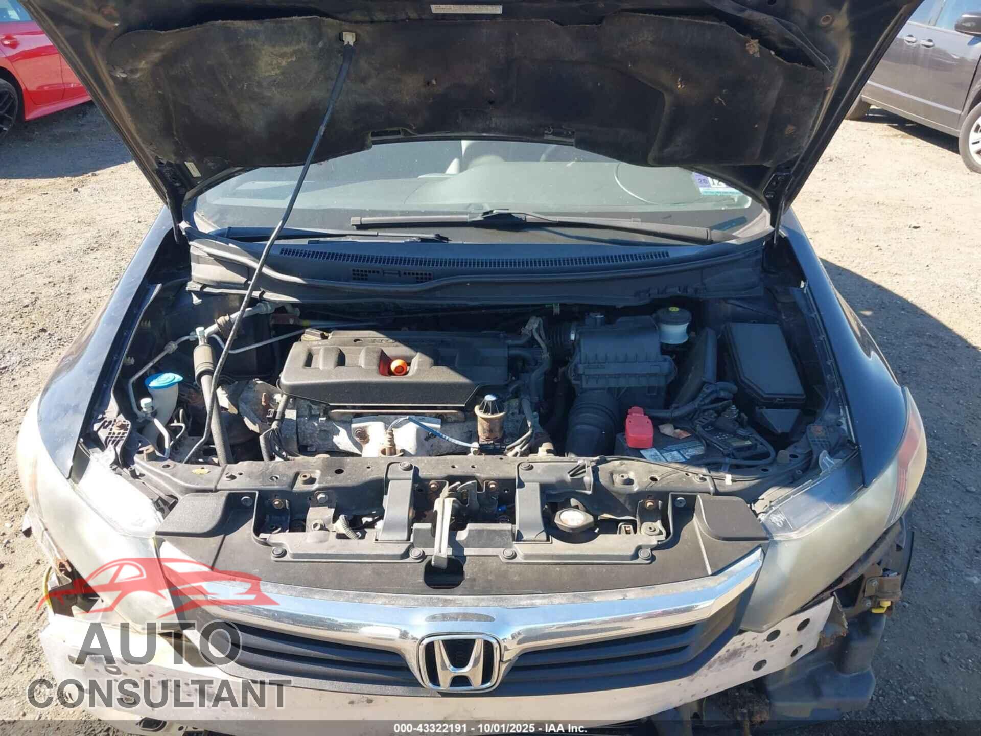HONDA CIVIC 2012 - 19XFB2F52CE330219