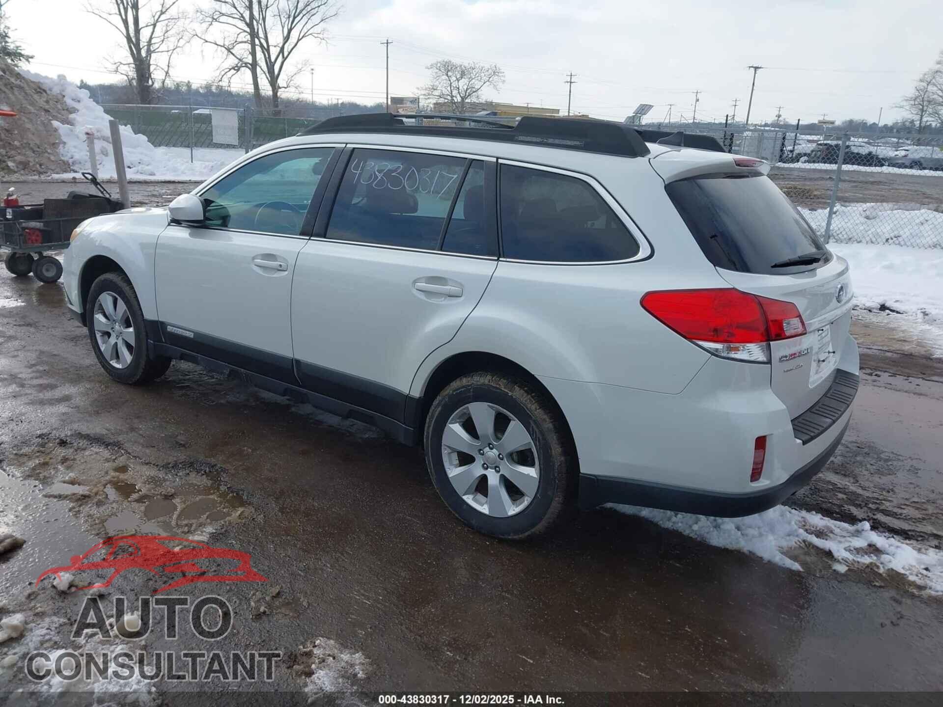 SUBARU OUTBACK 2011 - 4S4BRCKC8B3379558