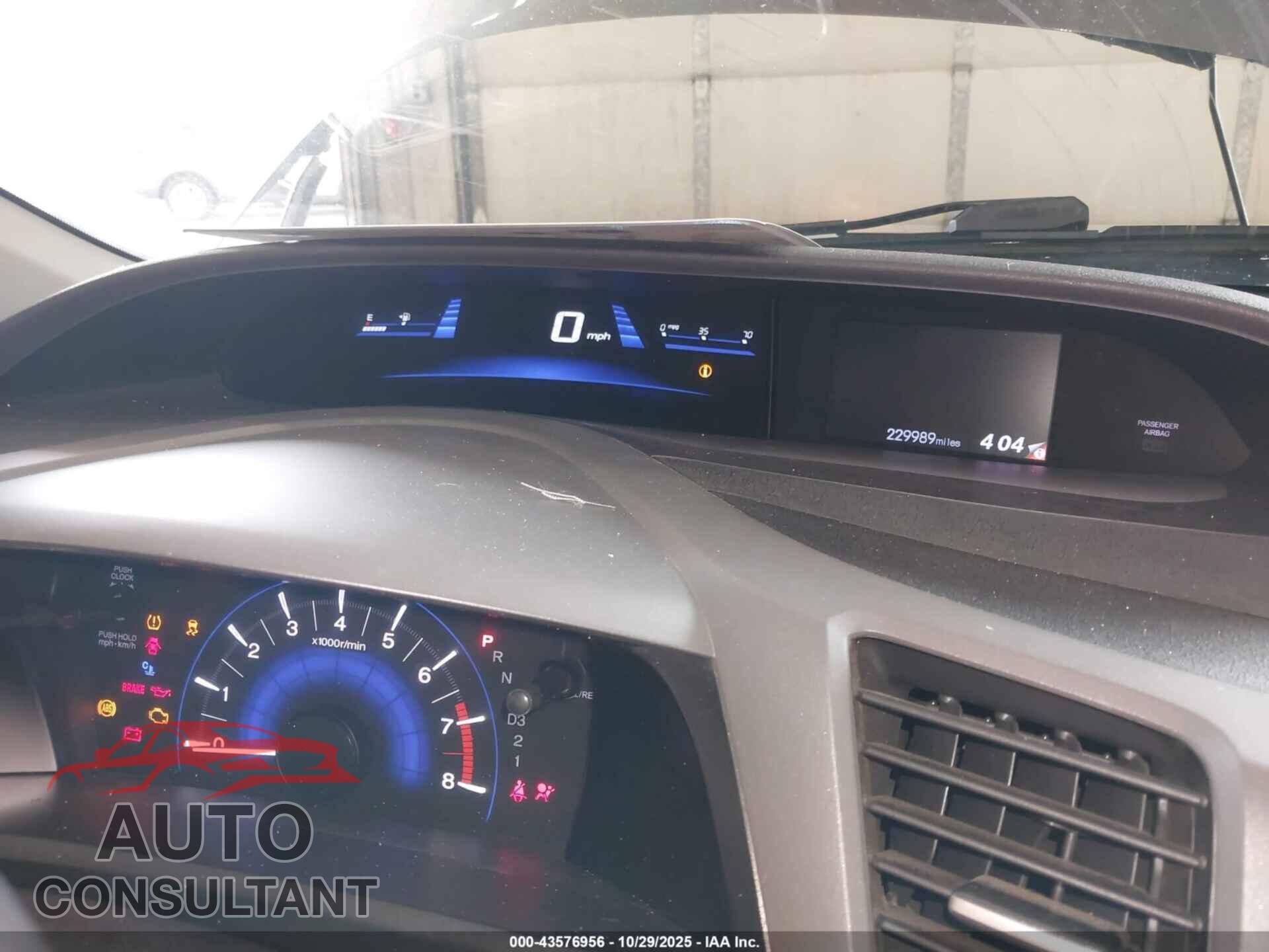 HONDA CIVIC 2012 - 19XFB2F58CE323632