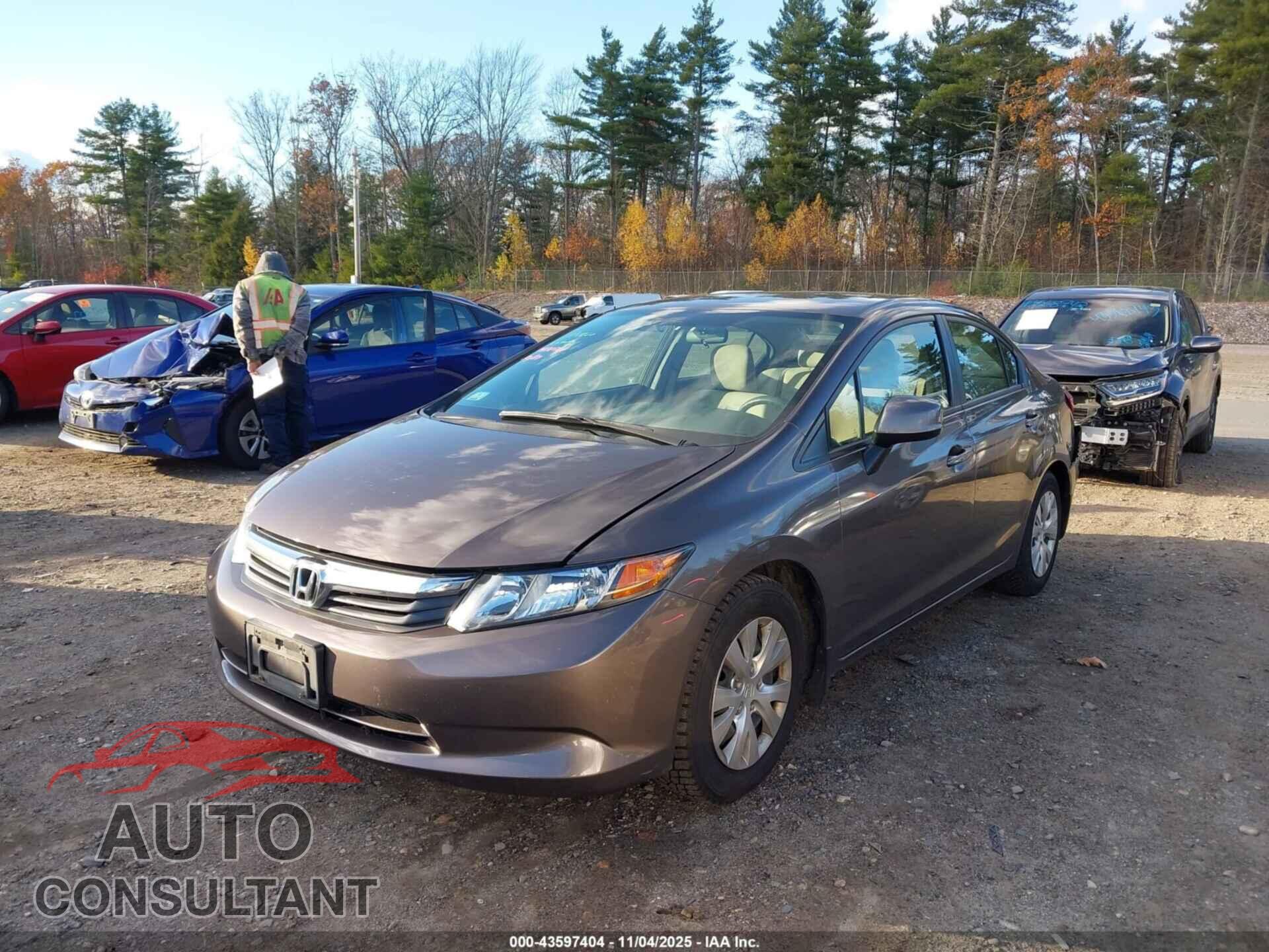 HONDA CIVIC 2012 - 2HGFB2F56CH545821