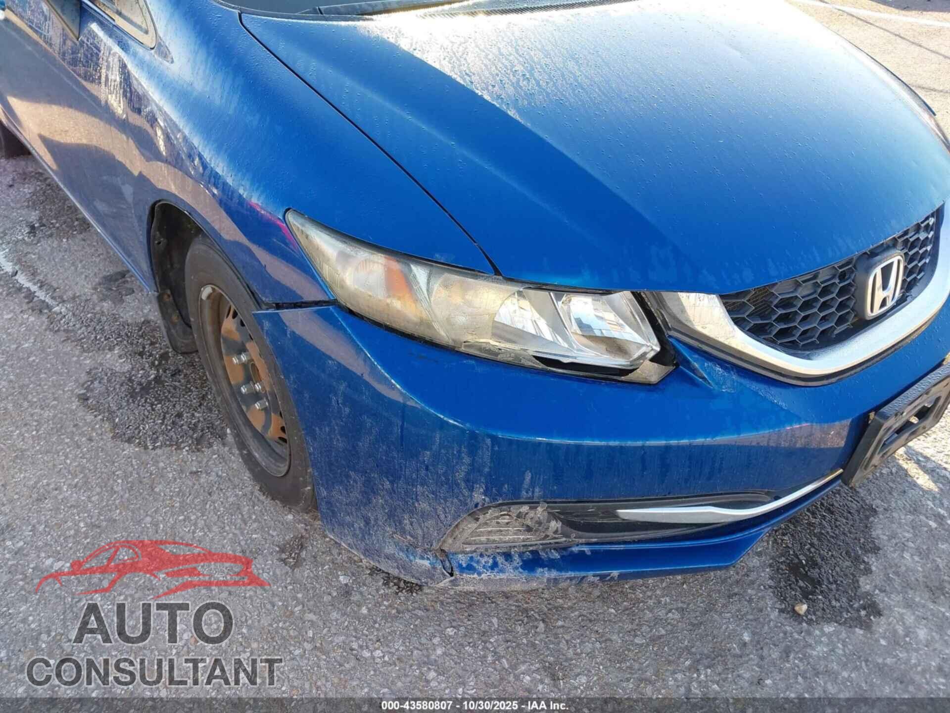 HONDA CIVIC 2013 - 19XFB2F55DE085255