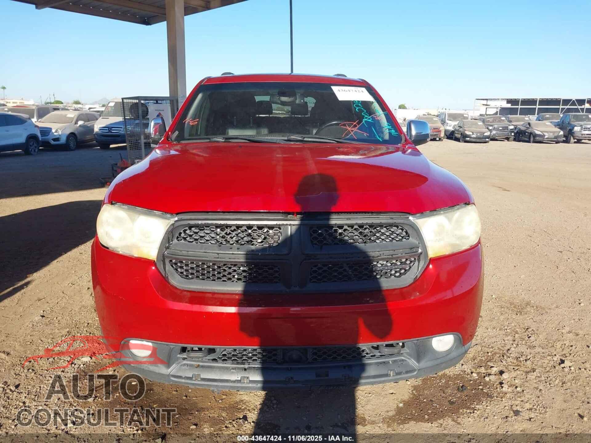 DODGE DURANGO 2011 - 1D4SE5GT6BC700228