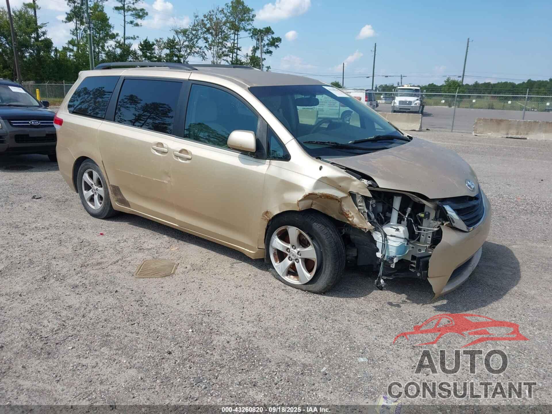 TOYOTA SIENNA 2011 - 5TDKK3DC5BS072756