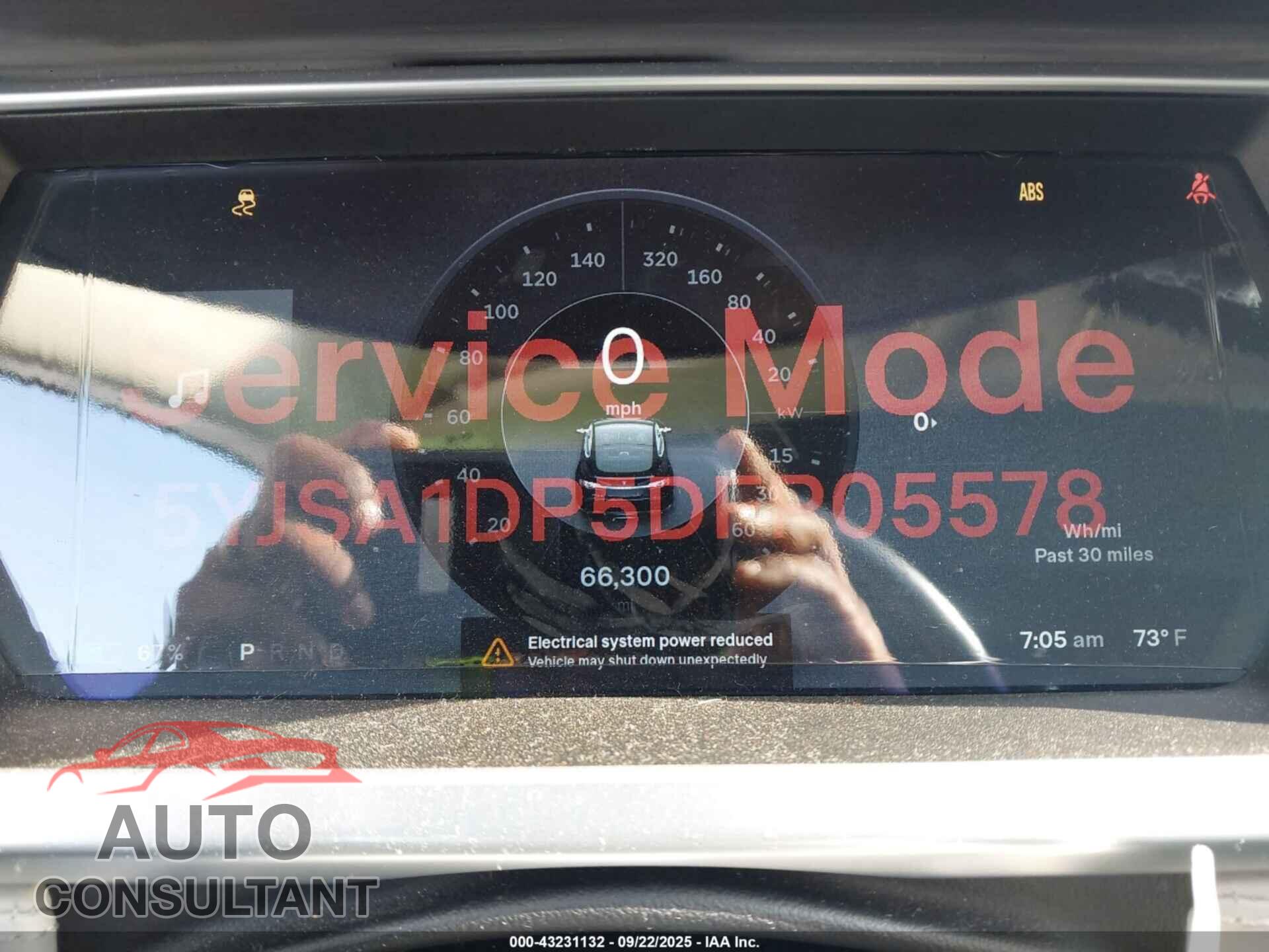 TESLA MODEL S 2013 - 5YJSA1DP5DFP05578