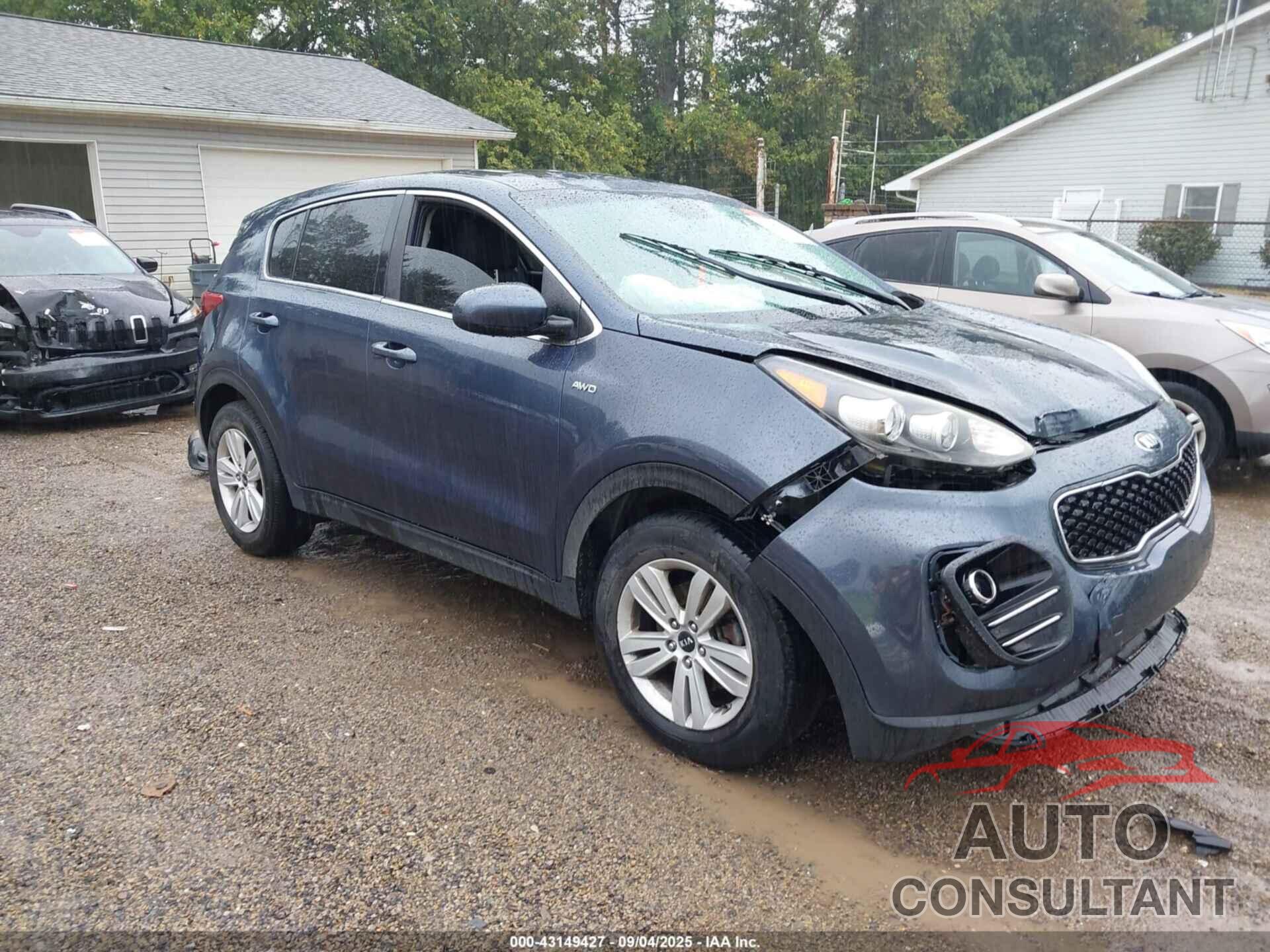 KIA SPORTAGE 2017 - KNDPMCAC3H7034627