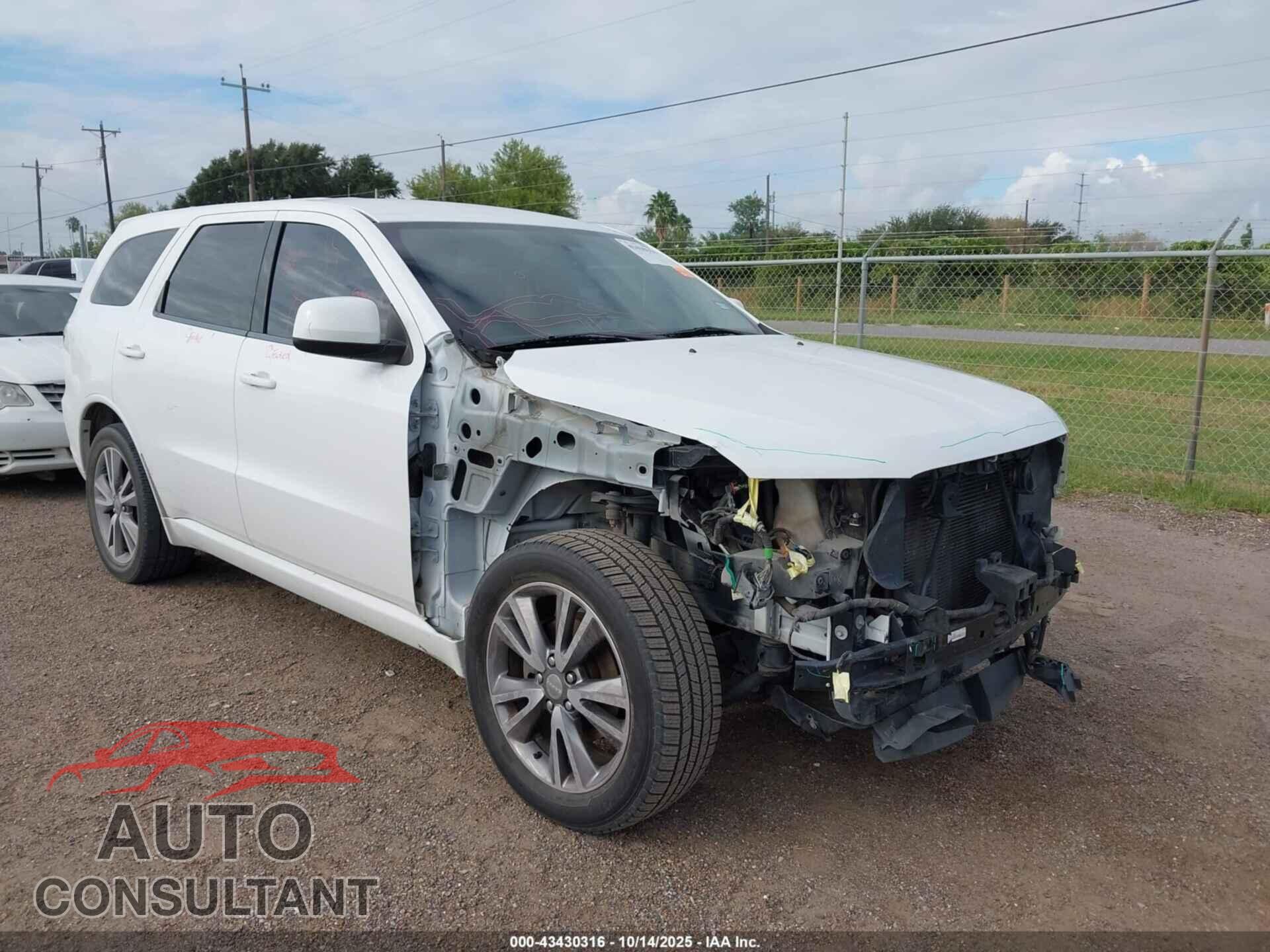 DODGE DURANGO 2013 - 1C4RDHAGXDC689572