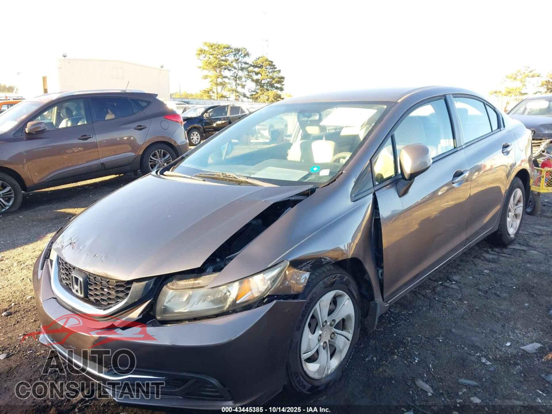 HONDA CIVIC 2013 - 19XFB2F55DE019756