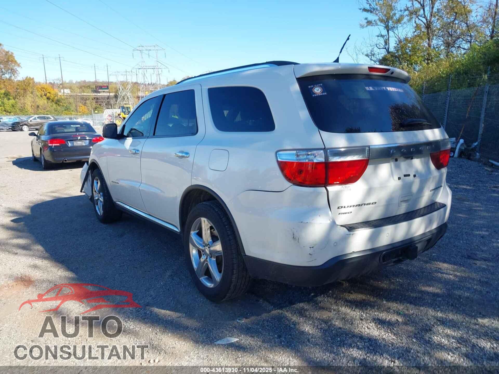 DODGE DURANGO 2012 - 1C4RDJEGXCC293268