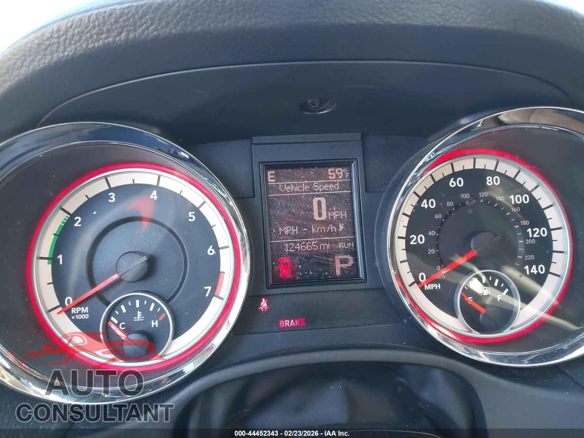 DODGE DURANGO 2013 - 1C4RDHEG0DC673813