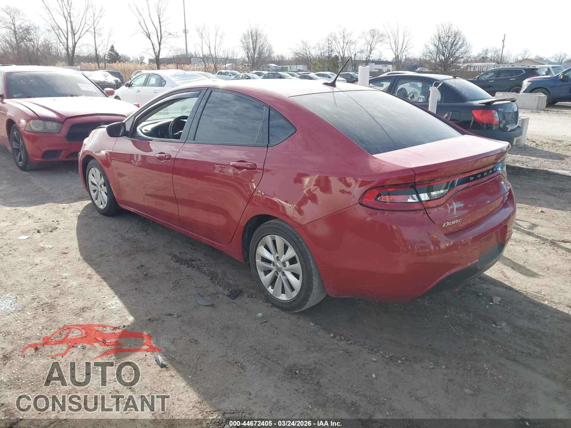 DODGE DART 2014 - 1C3CDFBB1ED668848