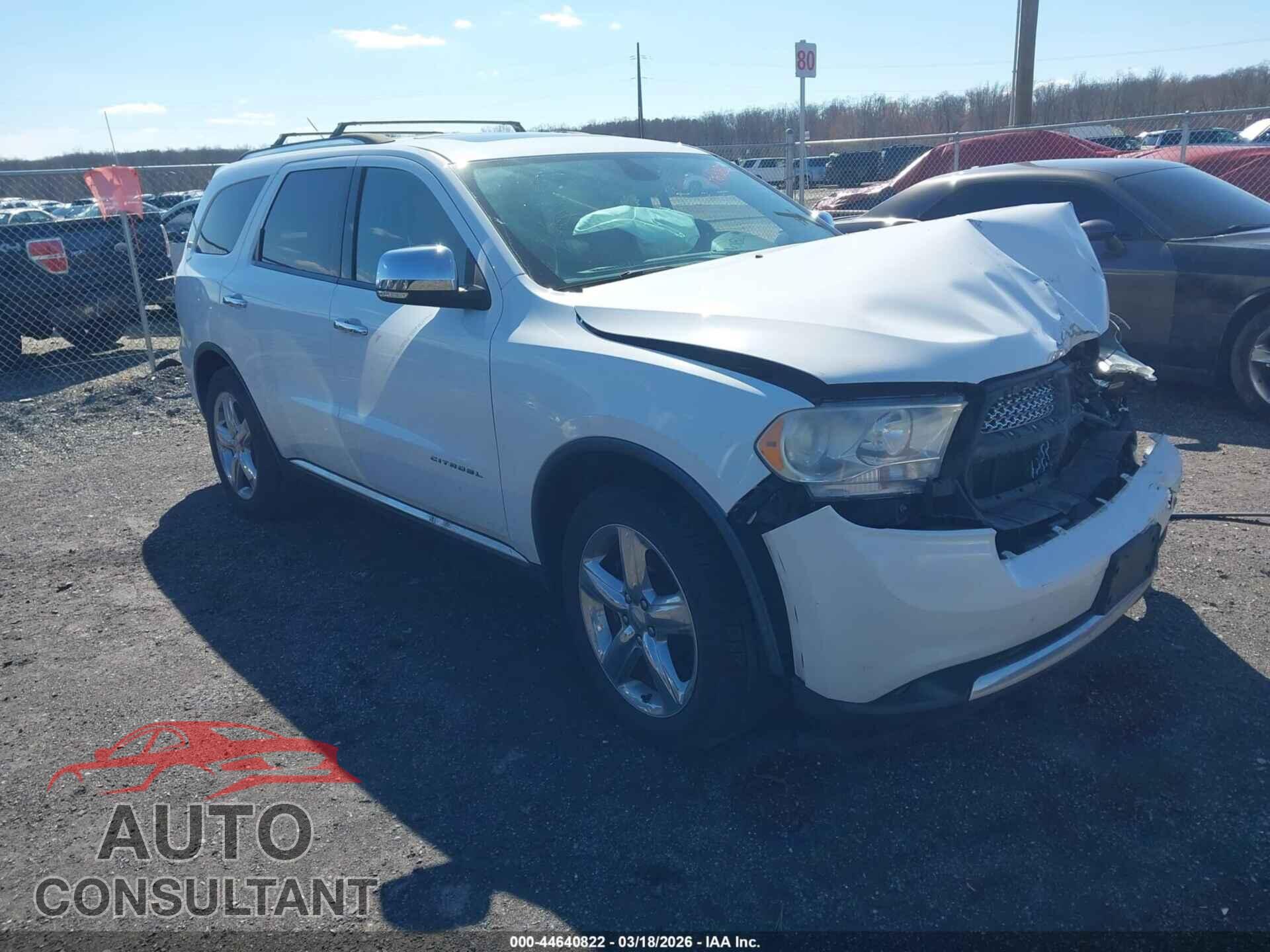 DODGE DURANGO 2013 - 1C4SDJET7DC663110
