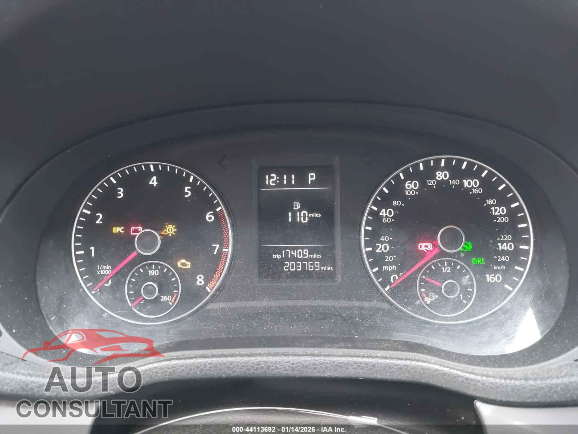 VOLKSWAGEN PASSAT 2014 - 1VWAP7A30EC003467