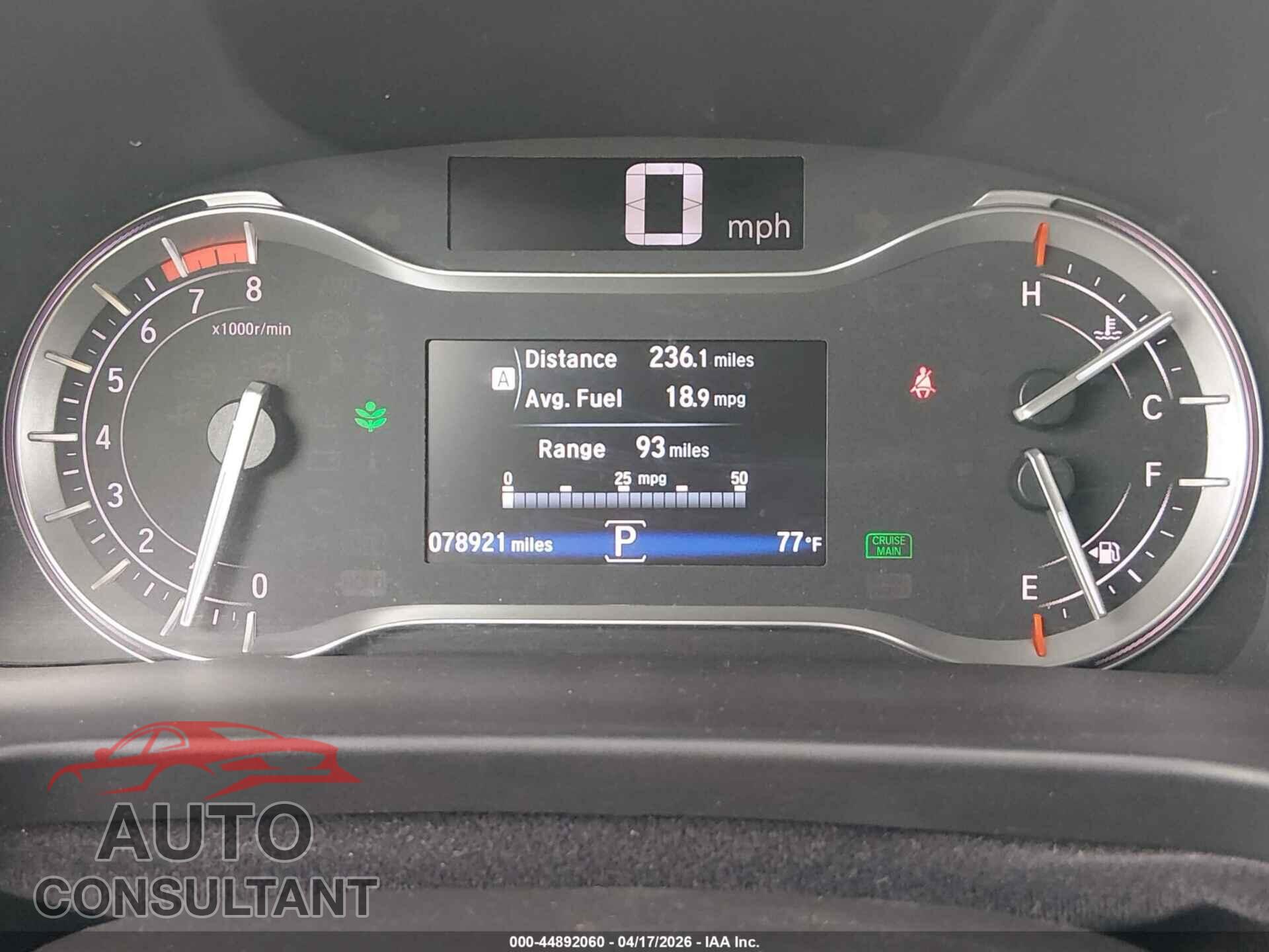 HONDA RIDGELINE 2017 - 5FPYK2F41HB011676