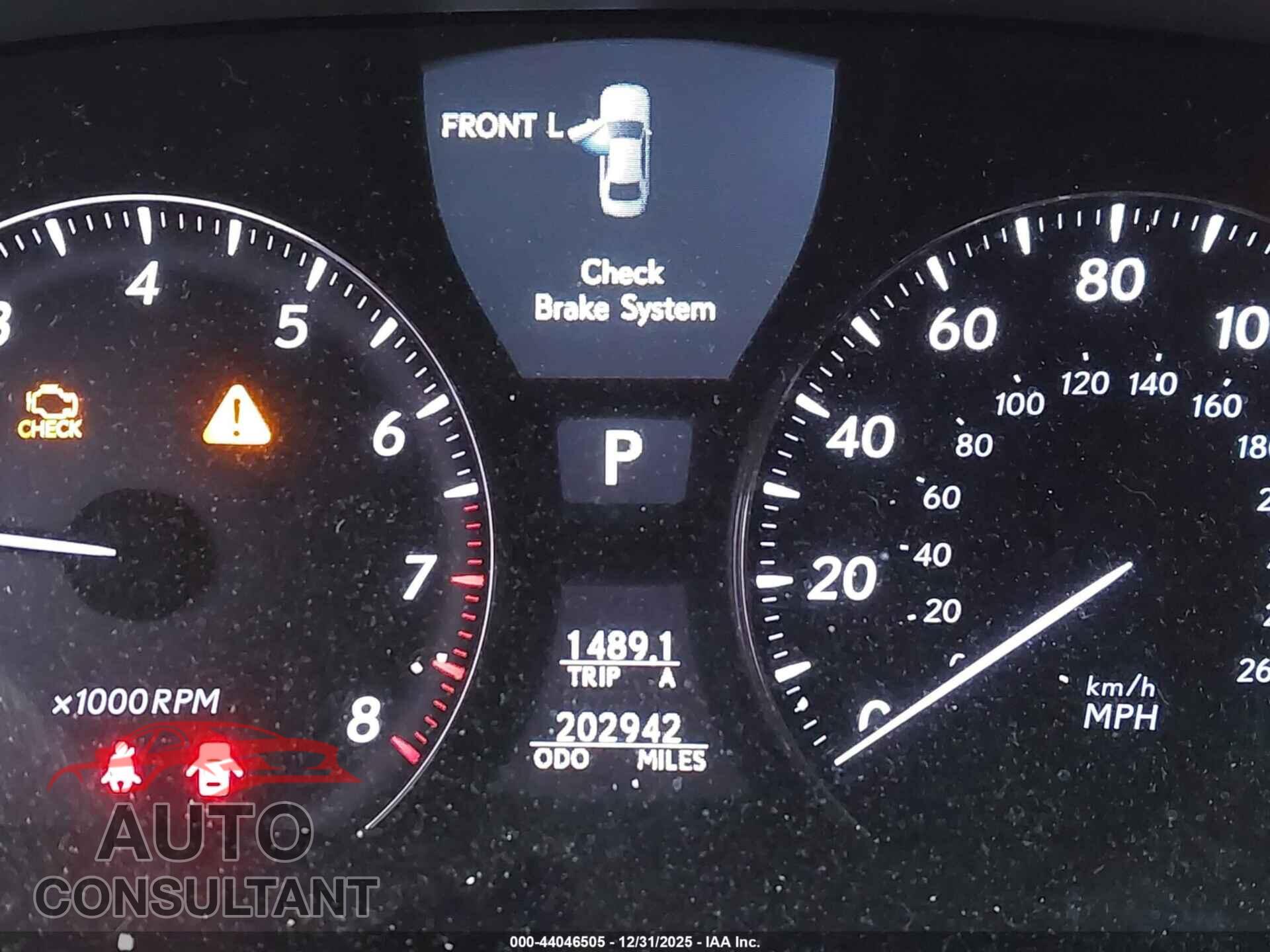 LEXUS LS 460 2012 - JTHGL5EF8C5045404