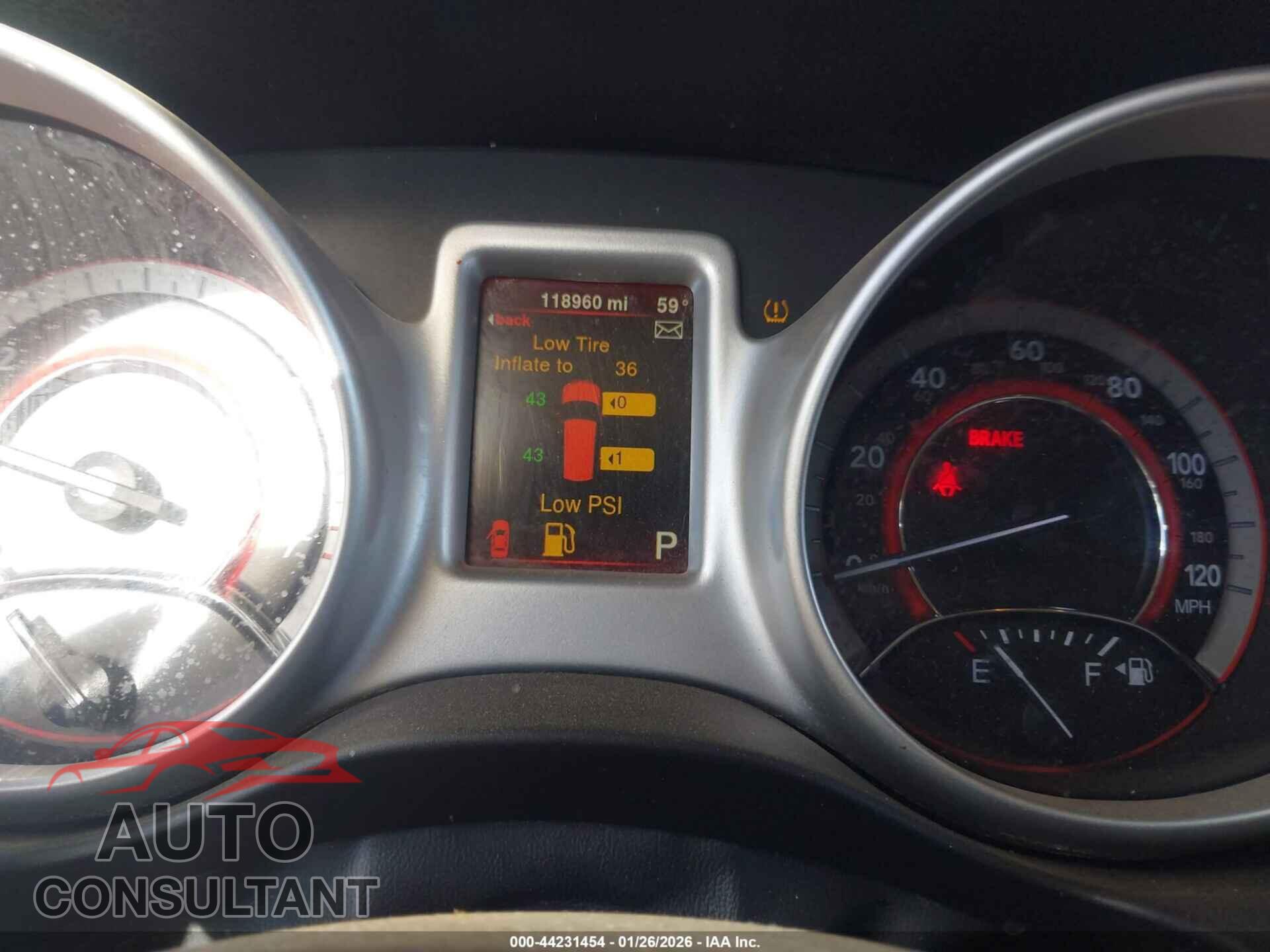 DODGE JOURNEY 2015 - 3C4PDCBB9FT736725