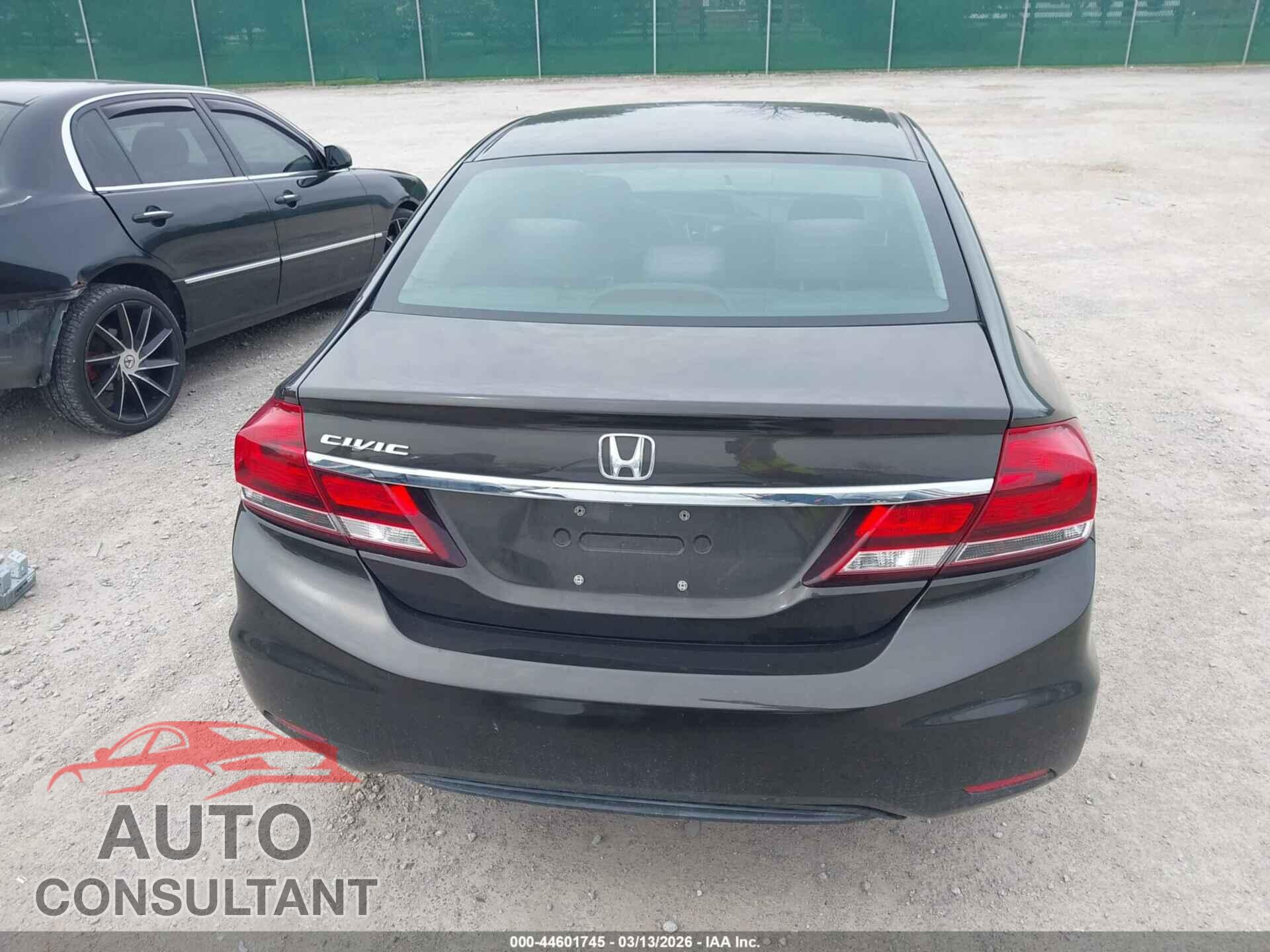 HONDA CIVIC 2013 - 19XFB2F59DE071908