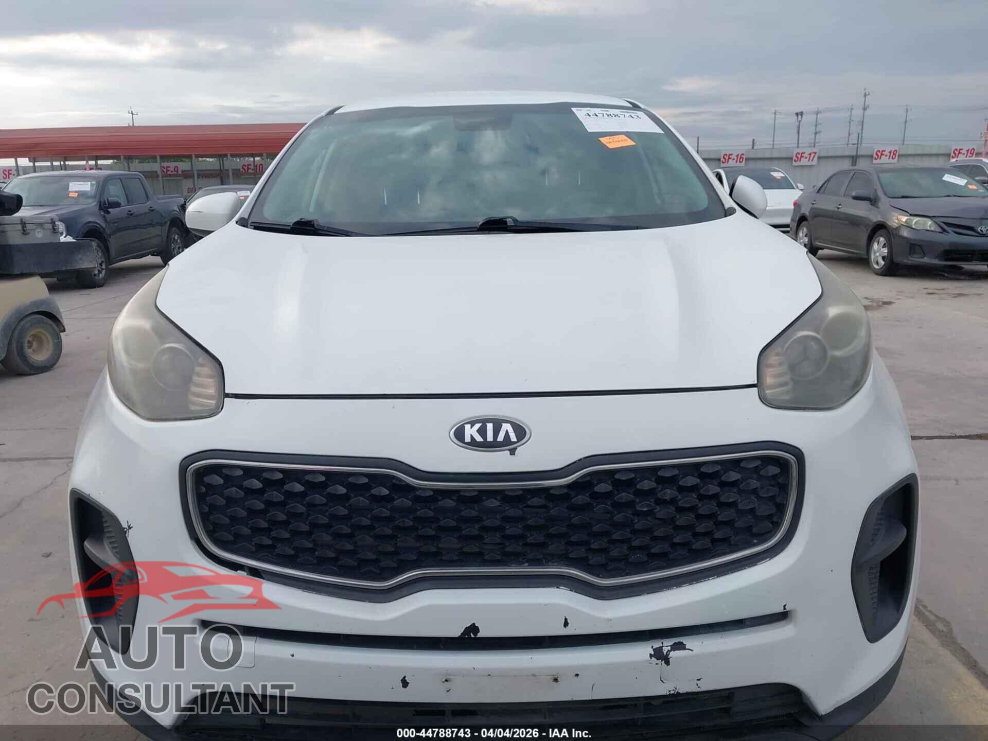 KIA SPORTAGE 2017 - KNDPM3AC3H7145095