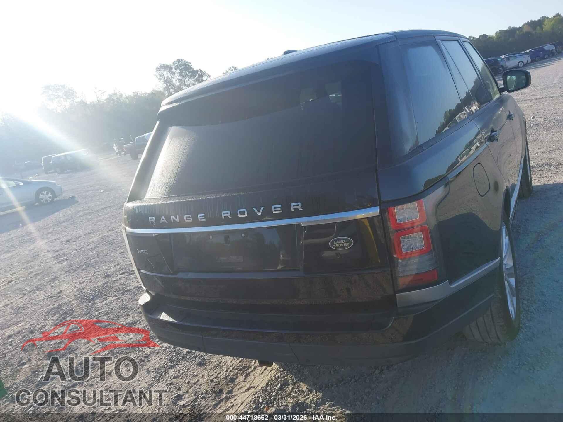 LAND ROVER RANGE ROVER 2015 - SALGS2VF5FA205665