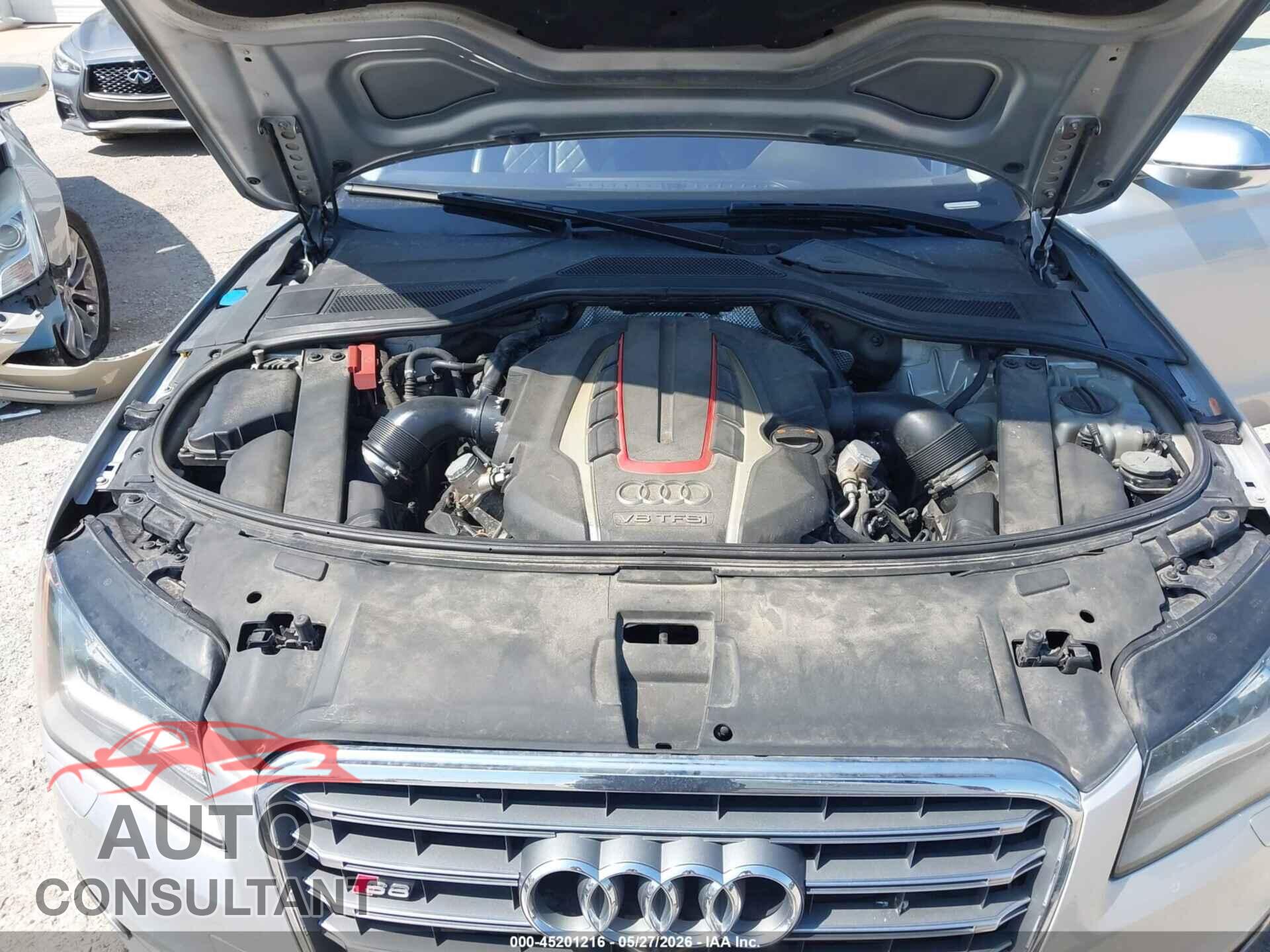 AUDI S8 2013 - WAUD2AFD2DN009154