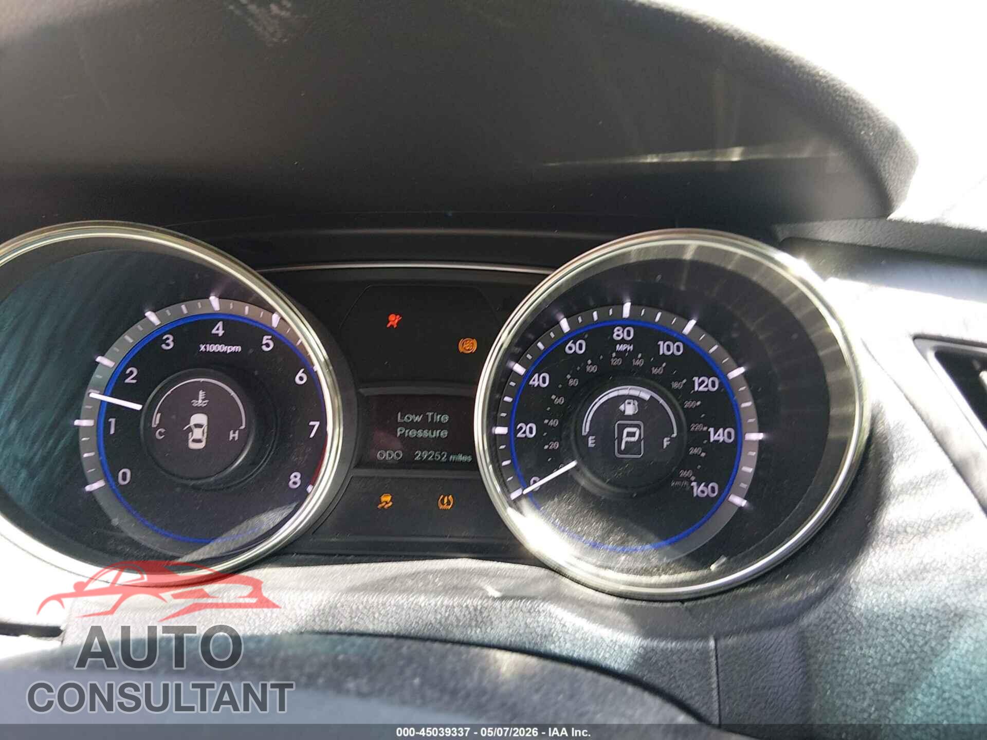 HYUNDAI SONATA 2012 - 5NPEB4AC5CH448256