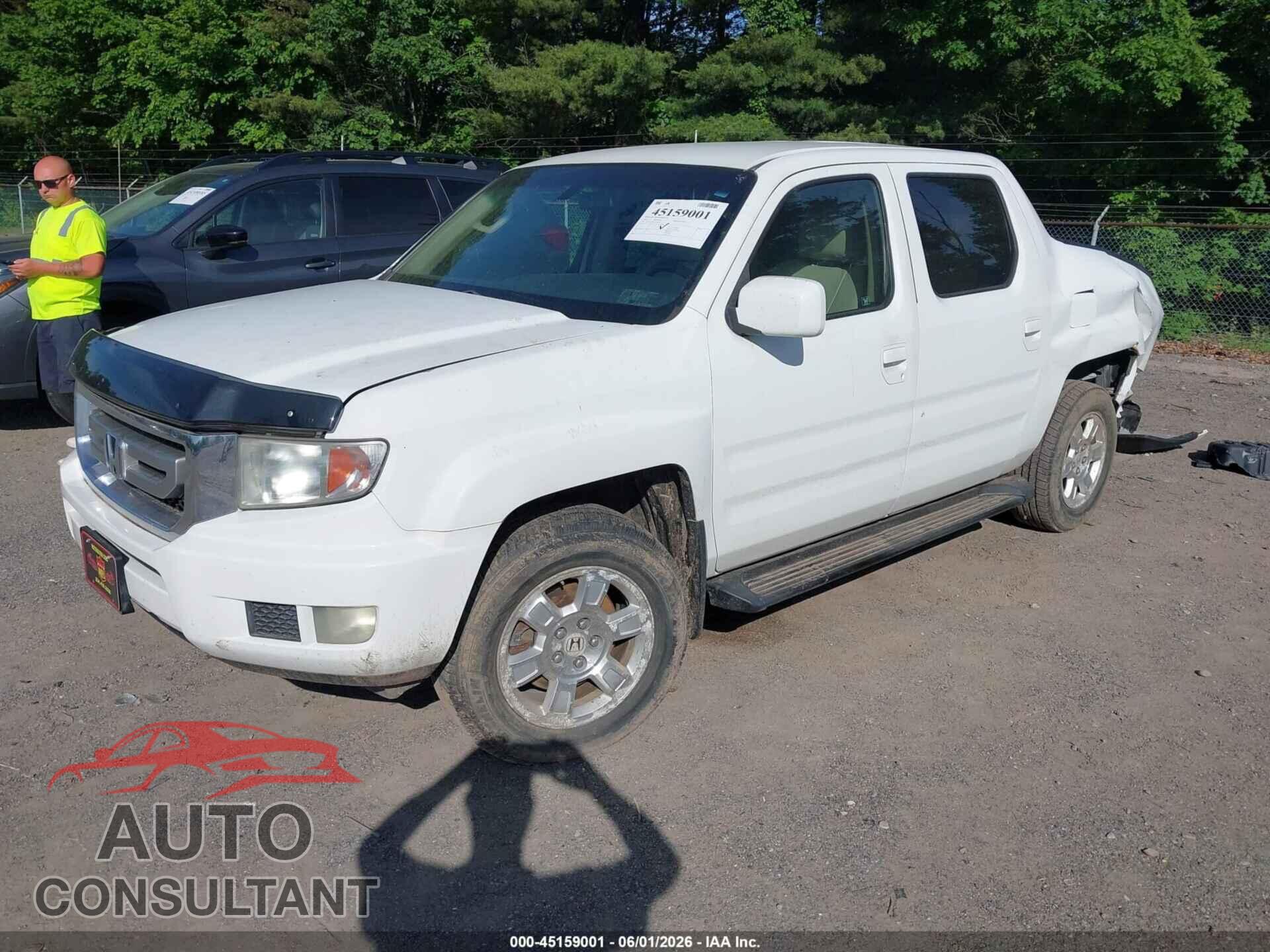 HONDA RIDGELINE 2009 - 5FPYK16409B101591