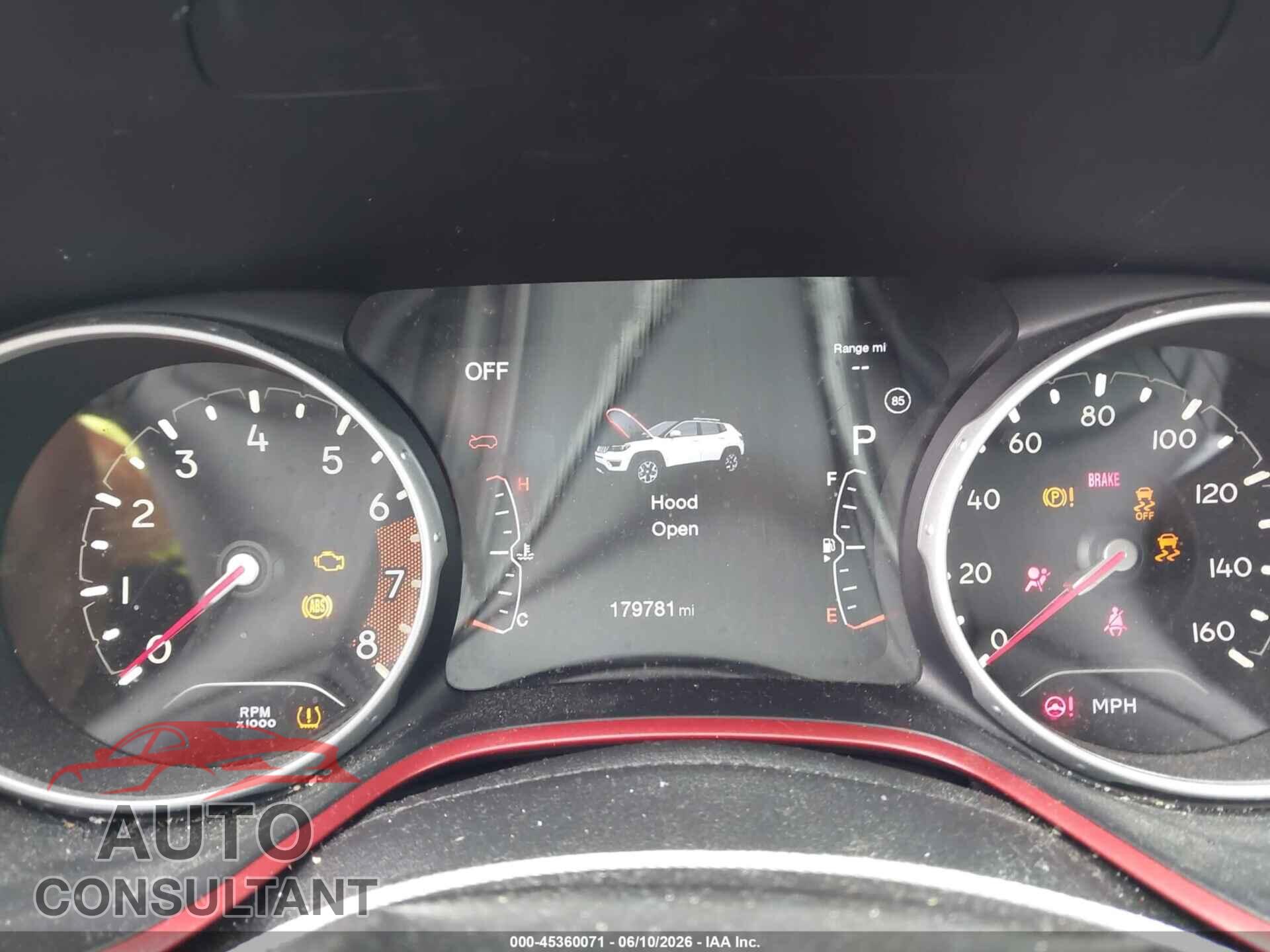 JEEP NEW COMPASS 2017 - 3C4NJDDB3HT624038