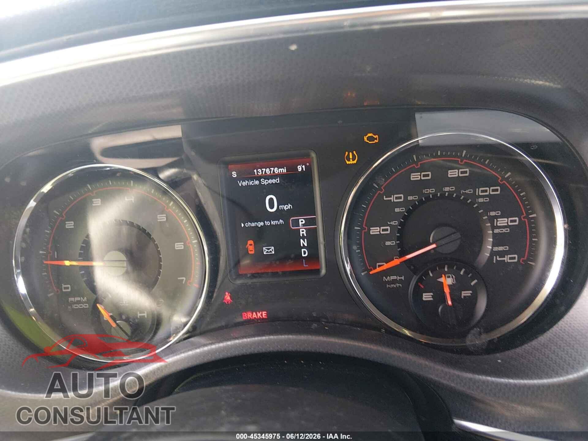 DODGE CHARGER 2012 - 2C3CDXHGXCH304193
