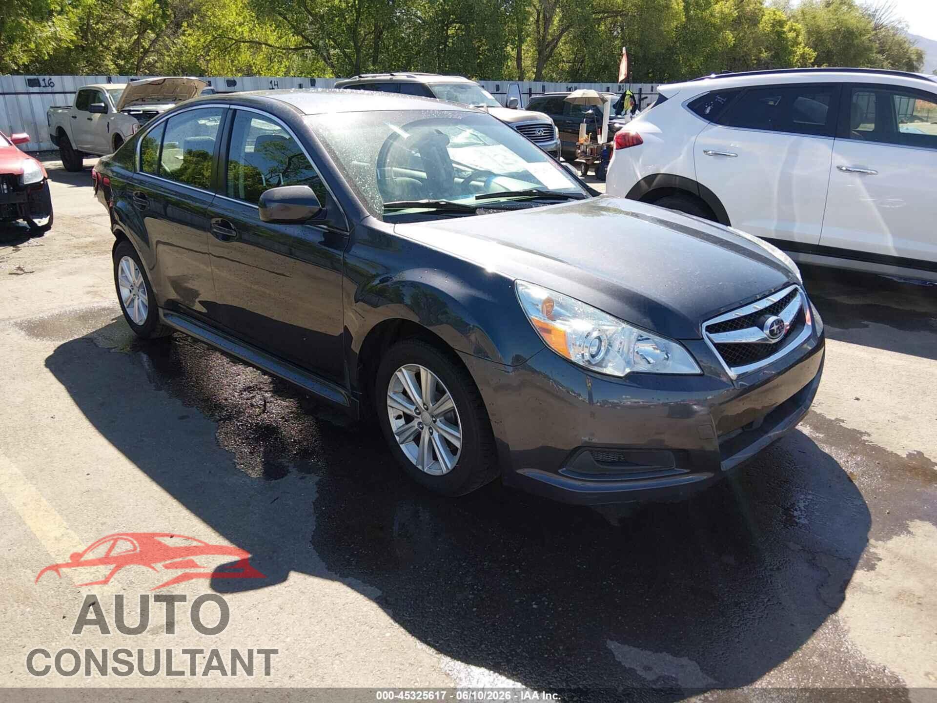 SUBARU LEGACY 2012 - 4S3BMBB63C3035743