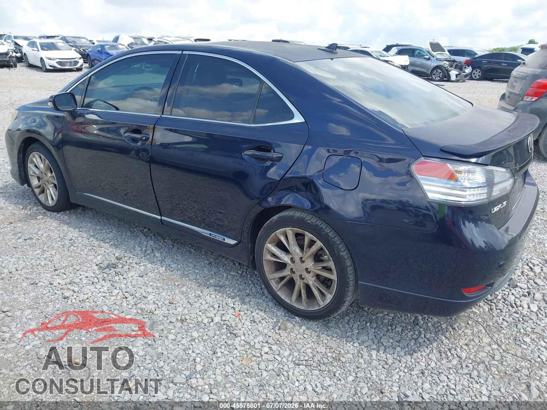 LEXUS HS 250H 2010 - JTHBB1BA6A2004380