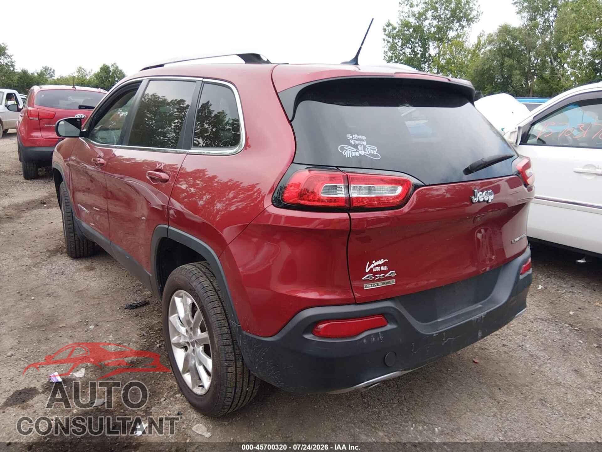 JEEP CHEROKEE 2014 - 1C4PJMDS5EW308543